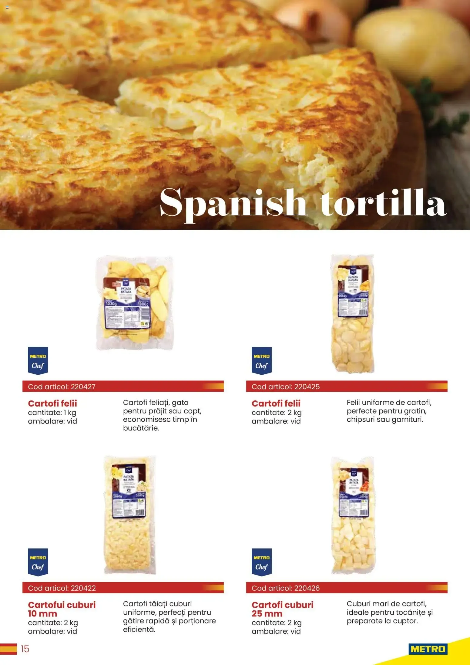 Catalog Metro Catalog Eat Spain, drink Spain - Oferta 30.03.2026 - 31.12.2026 de la 30 martie până la 31 decembrie 2026 - Revista Pagina 15