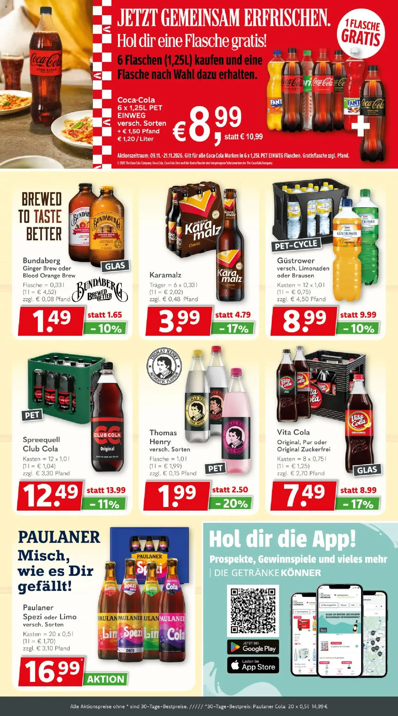 Getränkeland Prospekt vom 09.11.2026 – Angebote online von 9. November bis 21. November 2026 - Prospekt seite 6