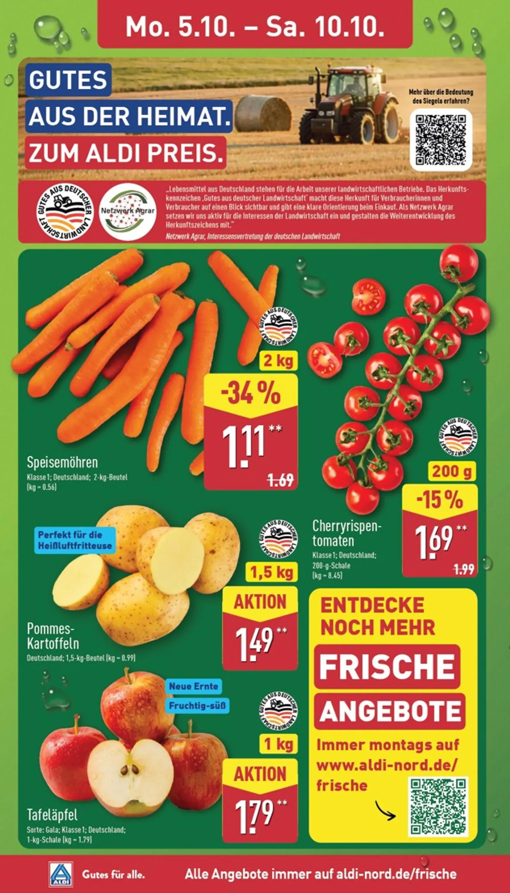 ALDI NORD Prospekt nächste Woche – von Montag 05.10.2026 bis Samstag 10.10.2026 von 5. Oktober bis 10. Oktober 2026 - Prospekt seite 2