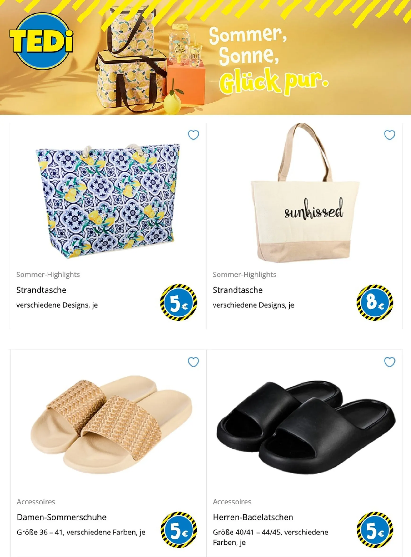 TEDi Sommer, Sonne, Glück pur. von 1. Juni bis 30. Juni 2026 - Prospekt seite 10