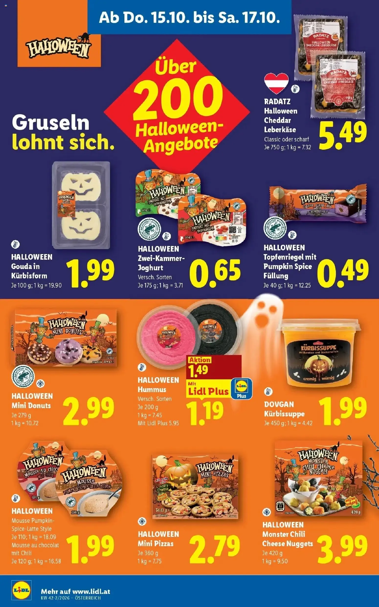 Lidl Flugblatt - Wien ab 15.10.2026 - Angebote ab donnerstag von 15. Oktober bis 17. Oktober 2026 - Flugblätt seite 14