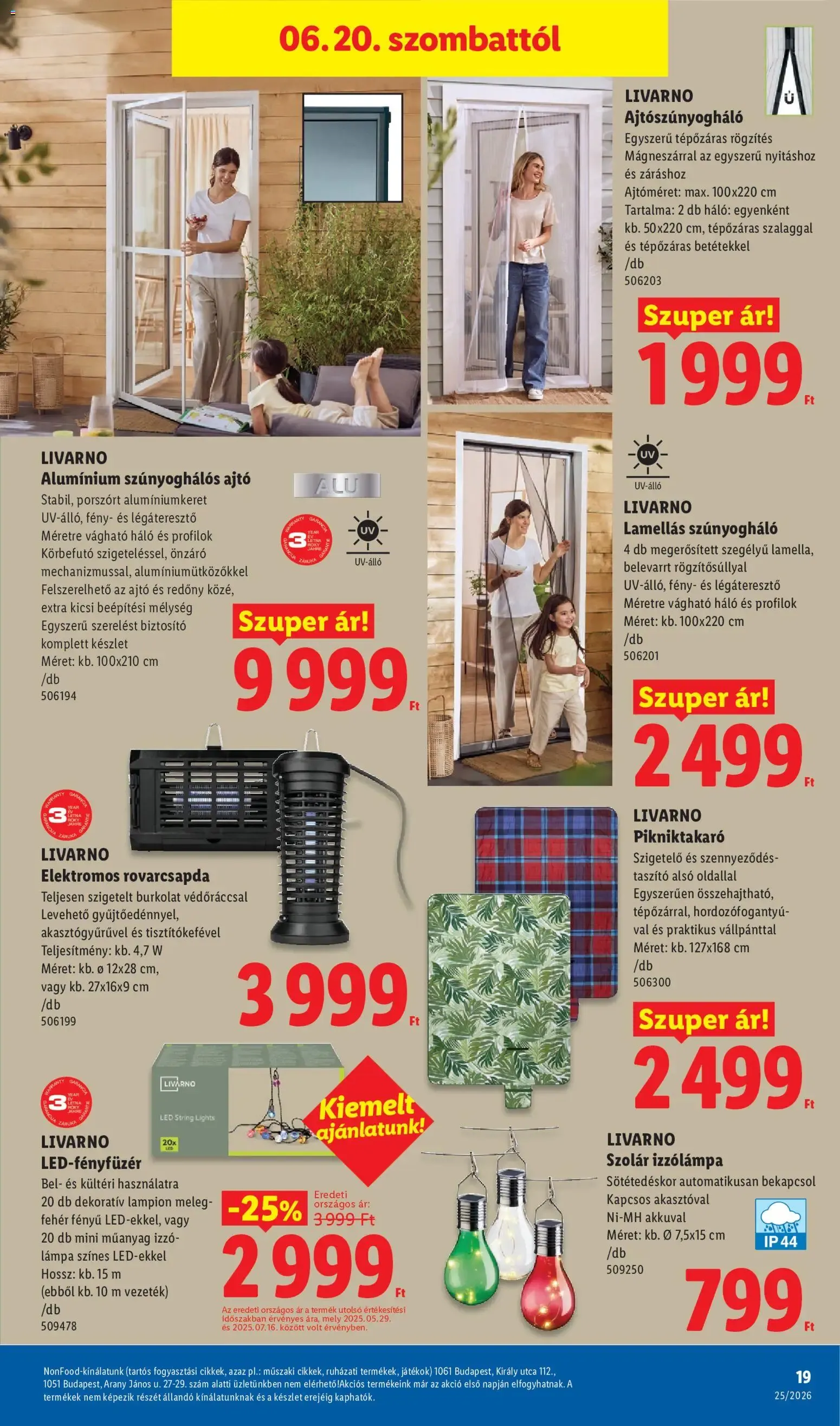 Katalógus Lidl Nonfood kínálatunk - 2026.06.18. -tól/töl > akció, lapozható szórólap 🛍️ június 18.-tól június 24.-ig 2026. - Oldal 19