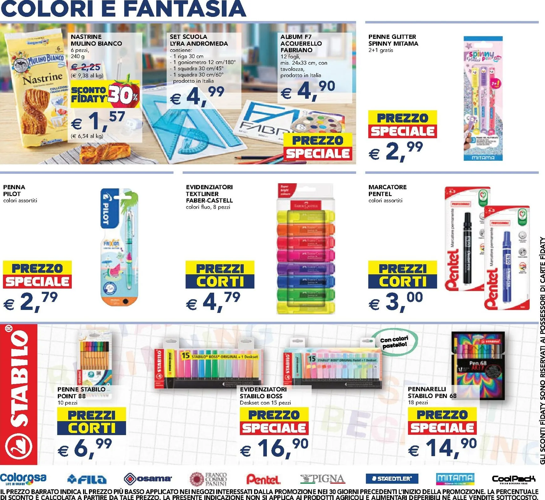 Volantino attuale di Esselunga - Scuola e Colazione valido dal lunedì 24/08/2026 al mercoledì 09/09/2026 da 24 agosto a 9 settembre di 2026 - Pagina del volantino 9