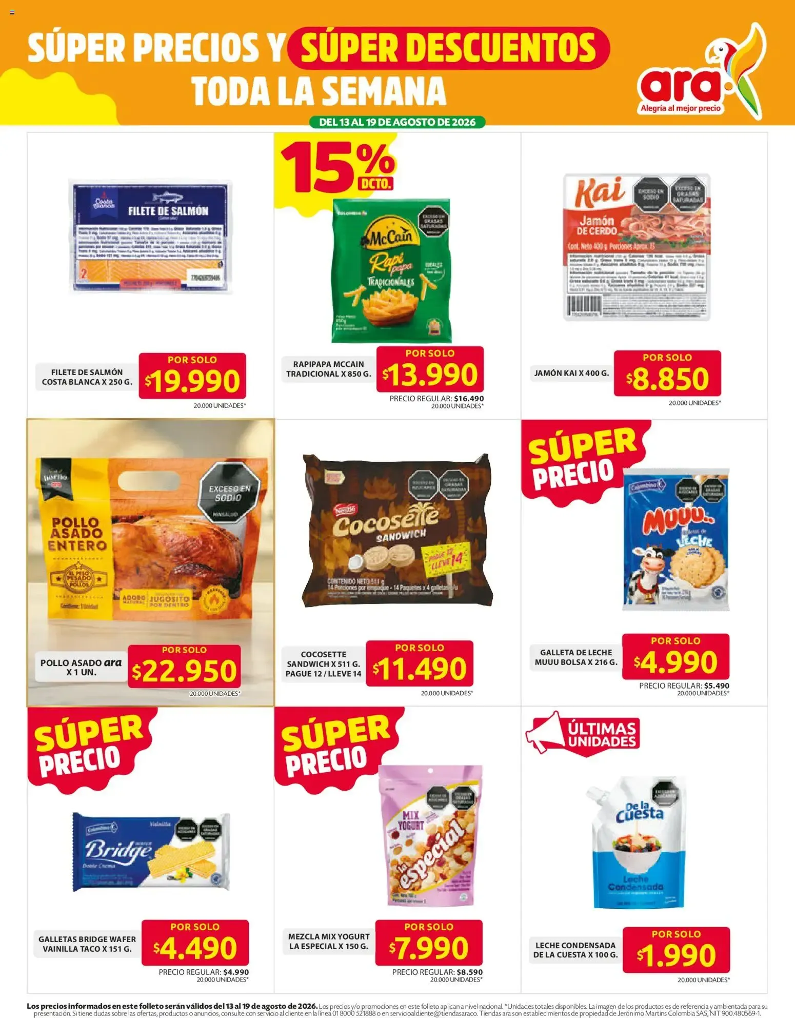 Catalogo de Ahorra con Alegría al Mejor Precio 13 de agosto al 19 de agosto 2026 - Pag 8
