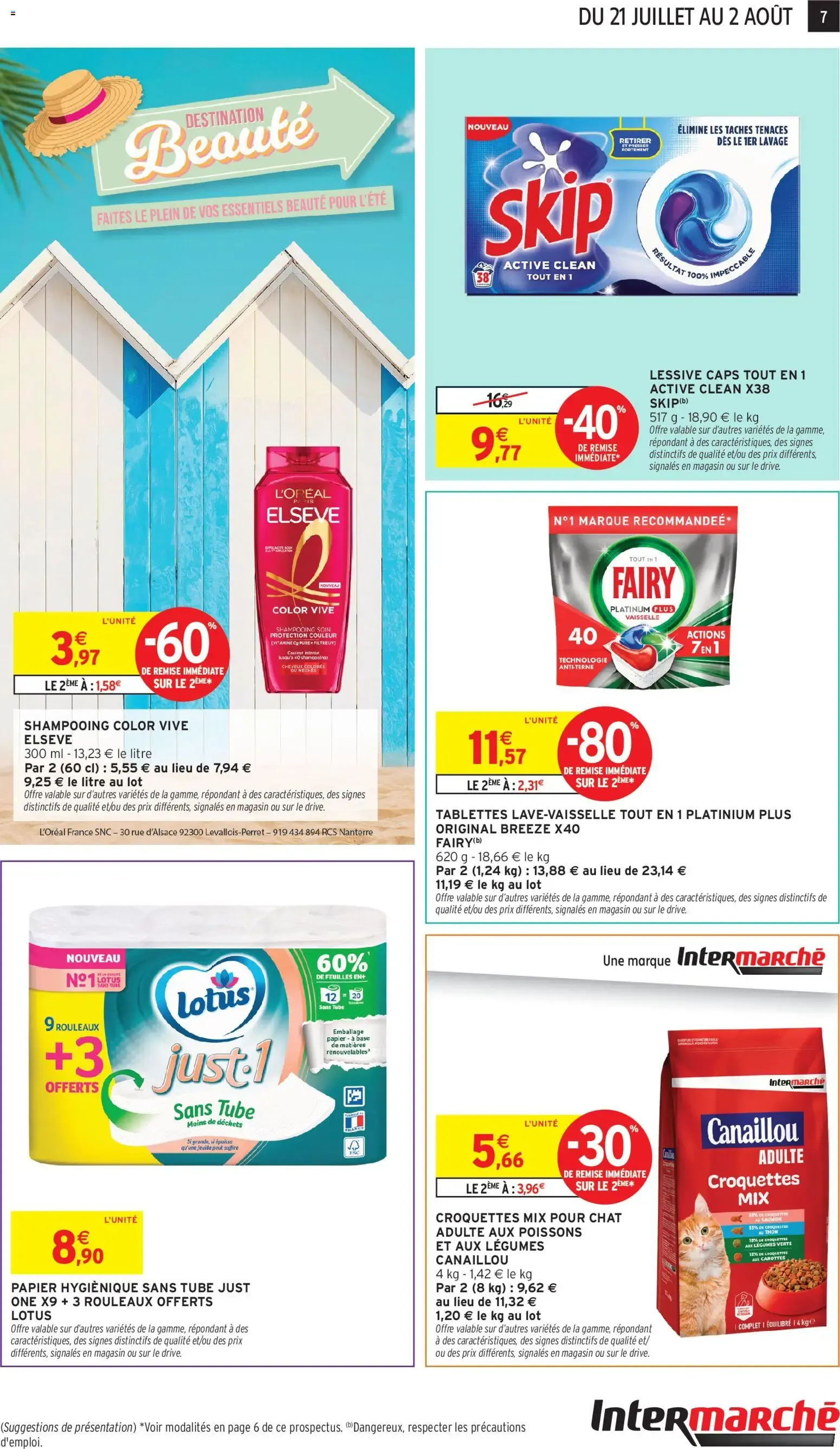 Intermarché - Découvrez nos offres de la semaine à partir du 21/07/2026 - promo en ligne du 21 juillet au 2 août 2026 - Catalogue page 7