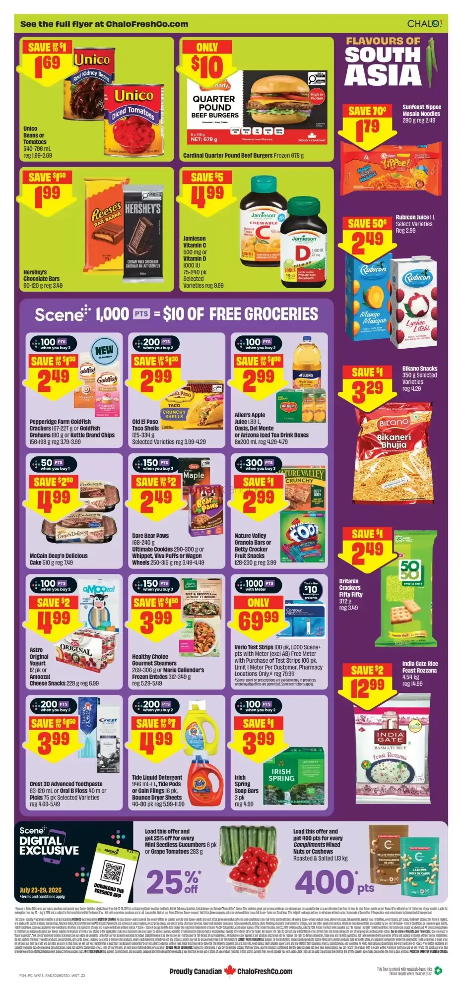 CHALO! FRESH CO DEALS UNDER $5 from July 23 to July 29 2026 - flyer page 2