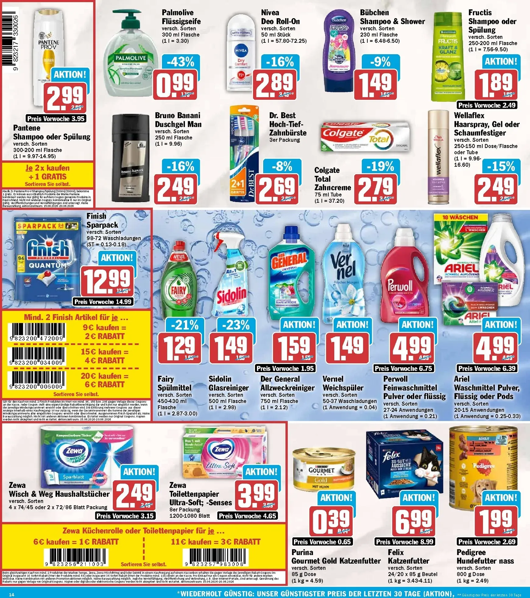 Hit Prospekt – von Montag 15.06.2026 bis Samstag 20.06.2026 von 15. Juni bis 20. Juni 2026 - Prospekt seite 14