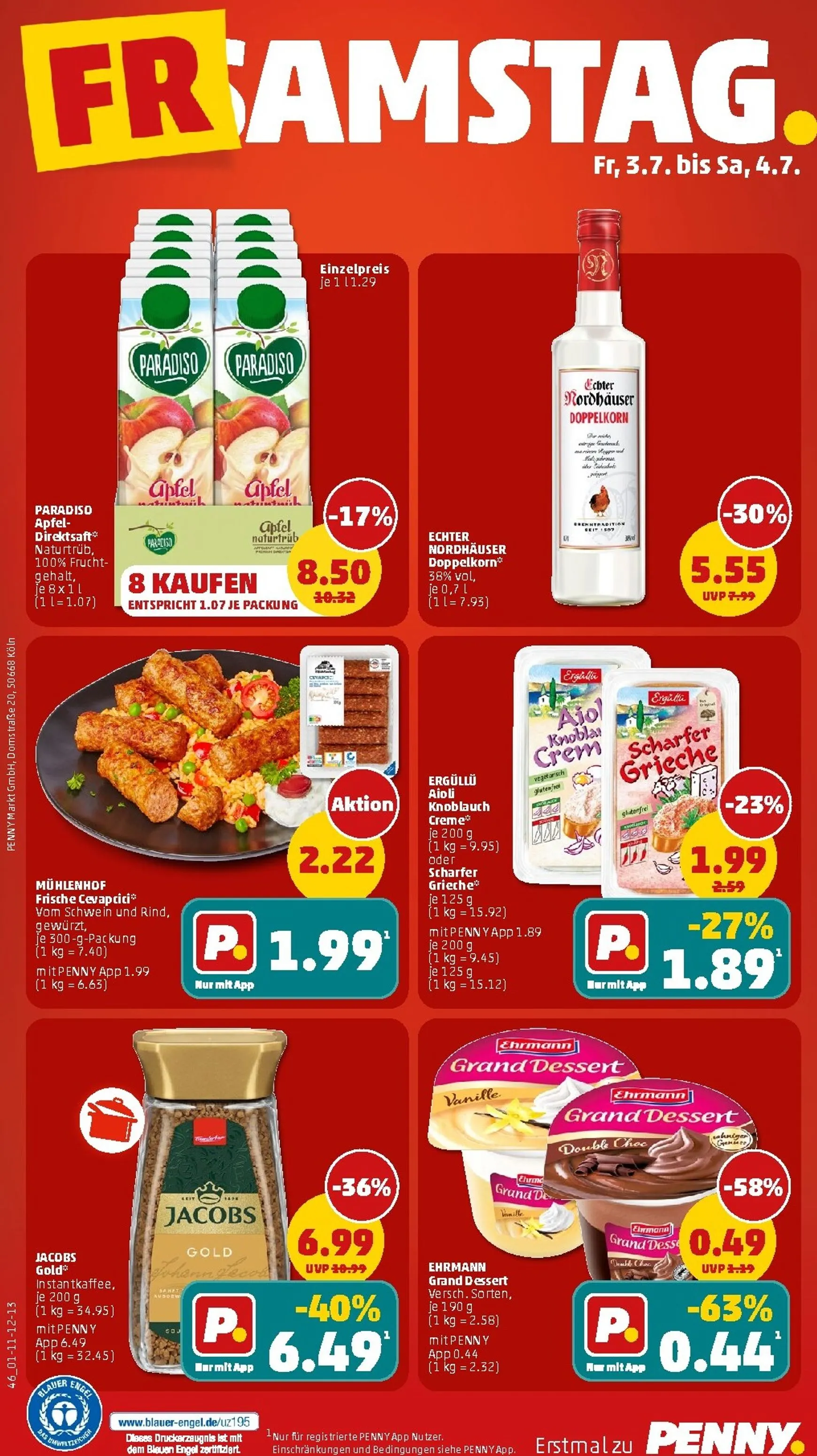 PENNY Prospekt nächste Woche – von Montag 29.06.2026 bis Samstag 04.07.2026 von 29. Juni bis 4. Juli 2026 - Prospekt seite 50