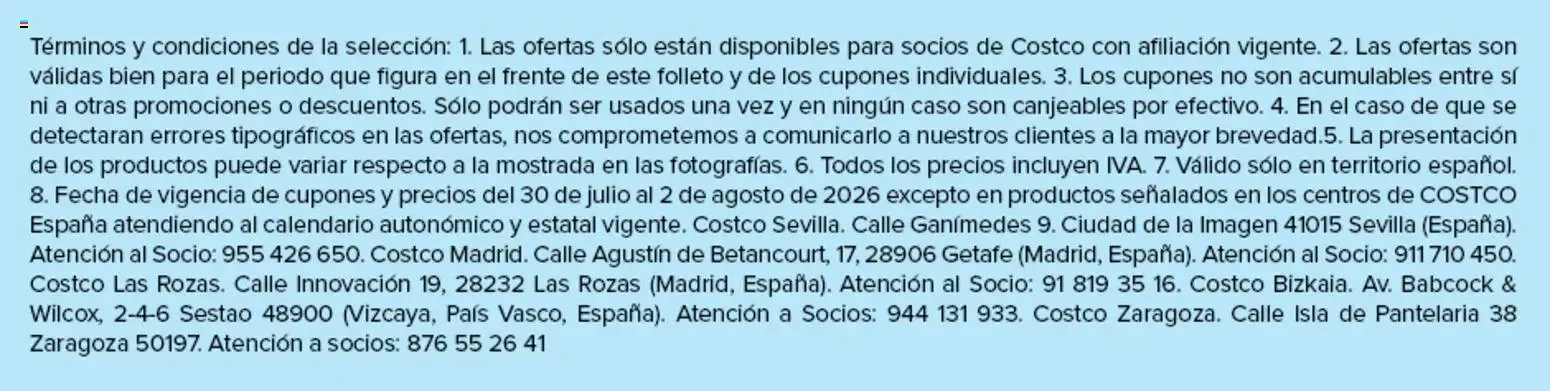 Catálogo de Shopper Costco 4 días de descuentos del 30/07/2026 | folleto 30 de julio al 2 de agosto 2026 - Página 3