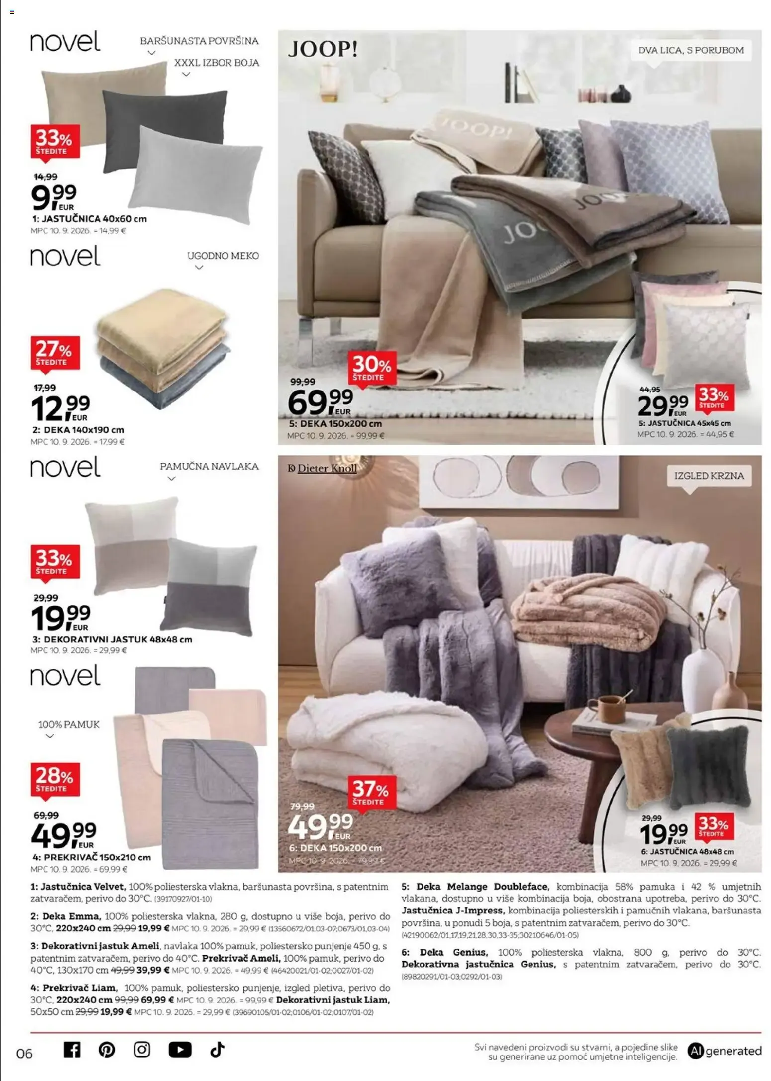 Katalog Sleeptex - Posteljina y Jastuci od 10. rujna do 21. listopada 2026. - Pregled Stranica 5