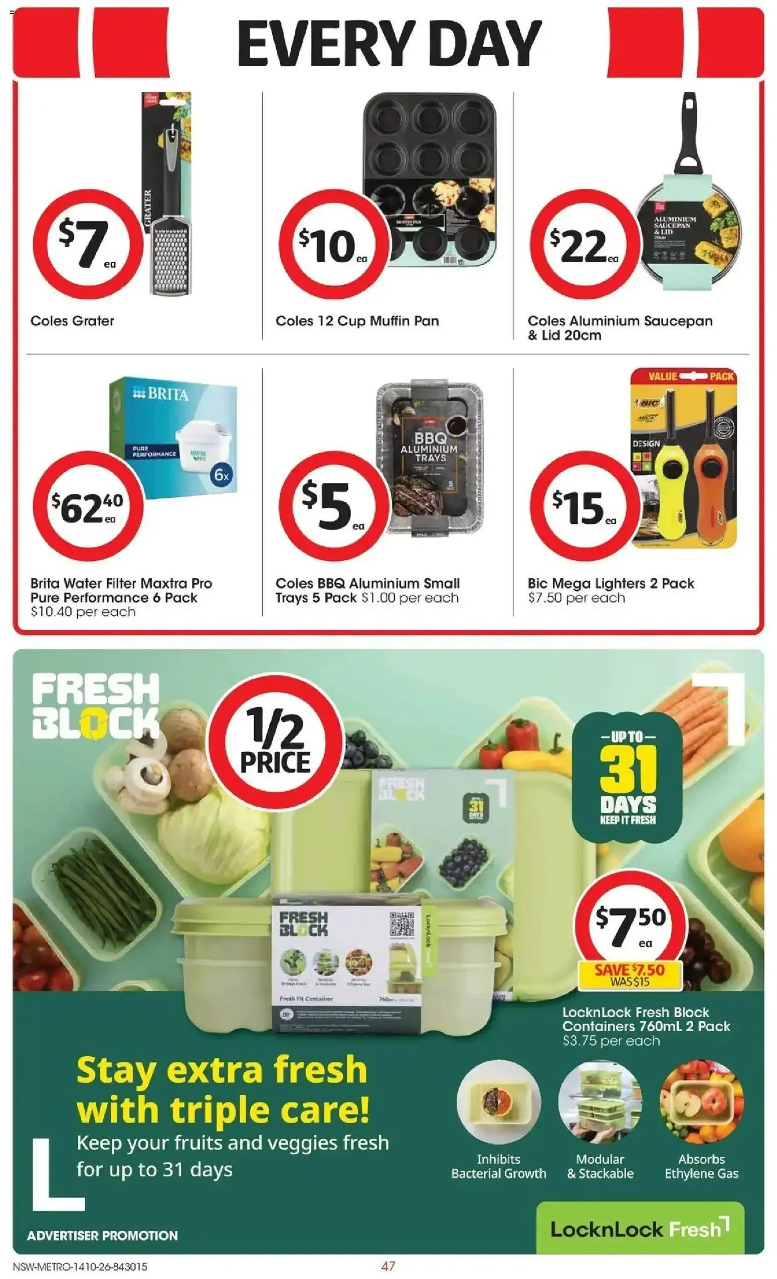 Coles catalogue valid from 14/10/2026 > Online Australia - Catalogue valid from 14 October to 20 October 2026 - page 47