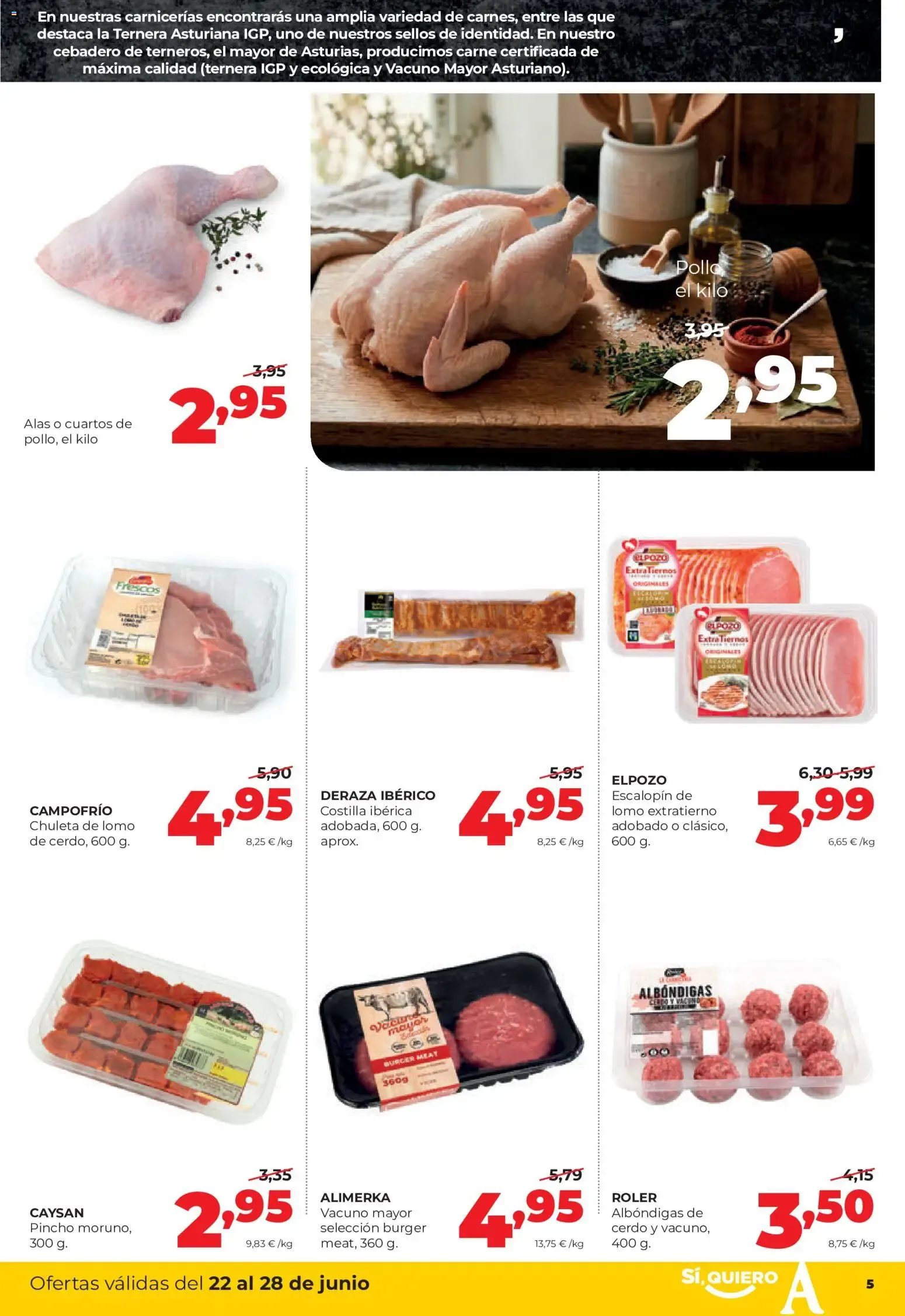 Catálogo de Alimerka folleto >> 22/06 - 28/06/2026 (catálogo) 22 de junio al 28 de junio 2026 - Página 5