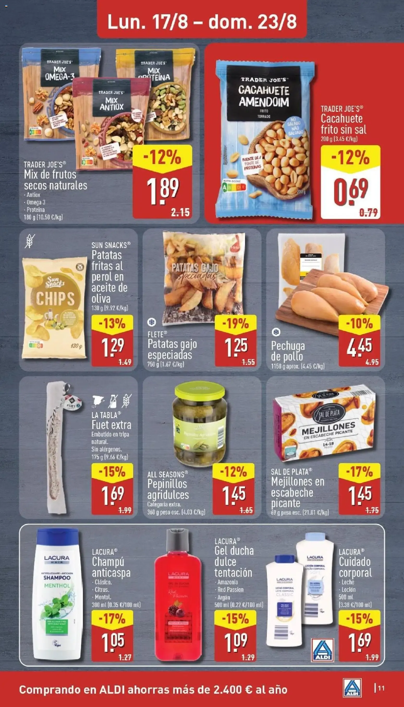 Catálogo de Aldi: Frescura a precios para tirarse a la piscina 17 de agosto al 23 de agosto 2026 - Página 11