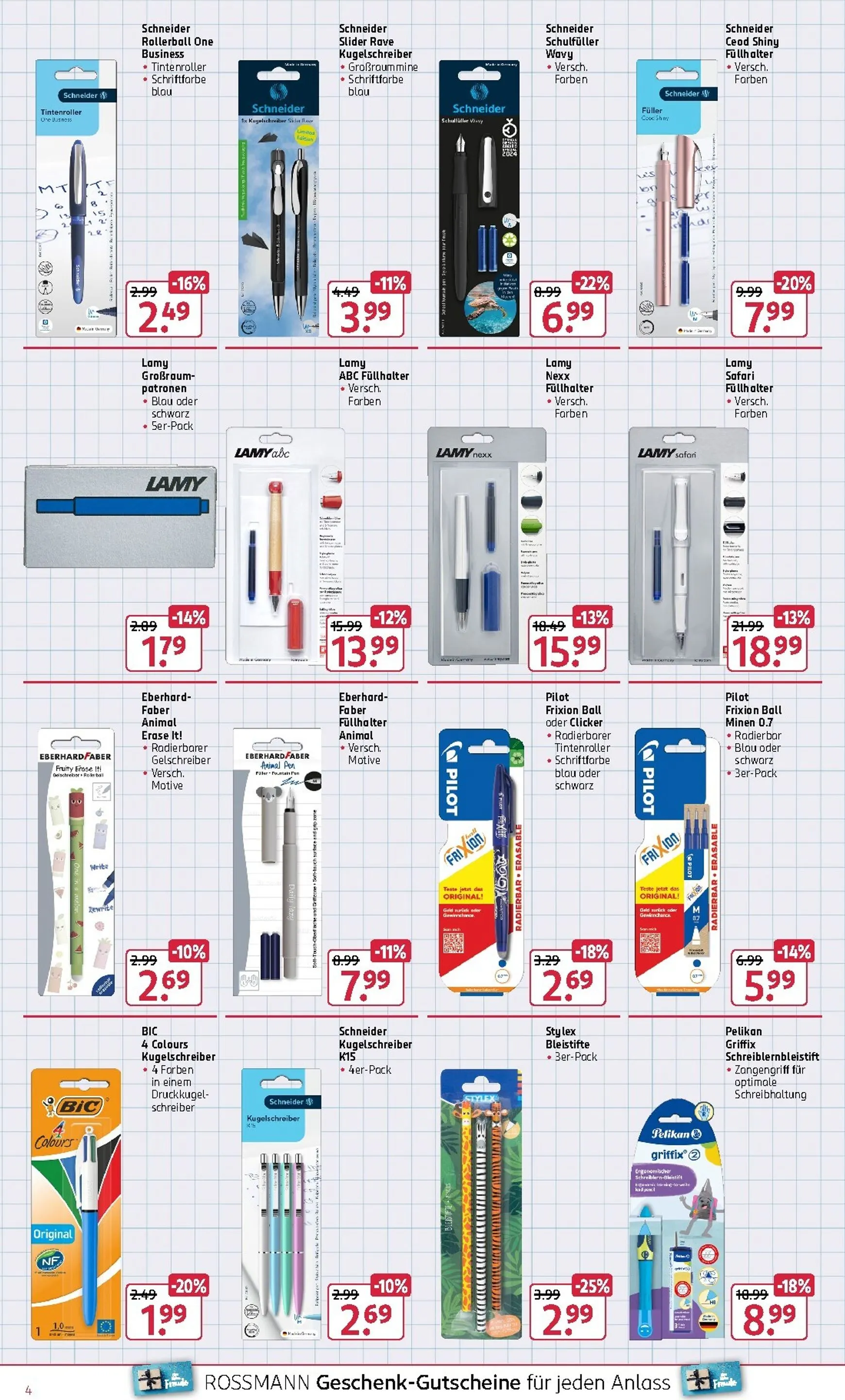 ROSSMANN - Schul-aktion und Spielwaren Angebote von 29. Juni bis 25. August 2026 - Prospekt seite 4