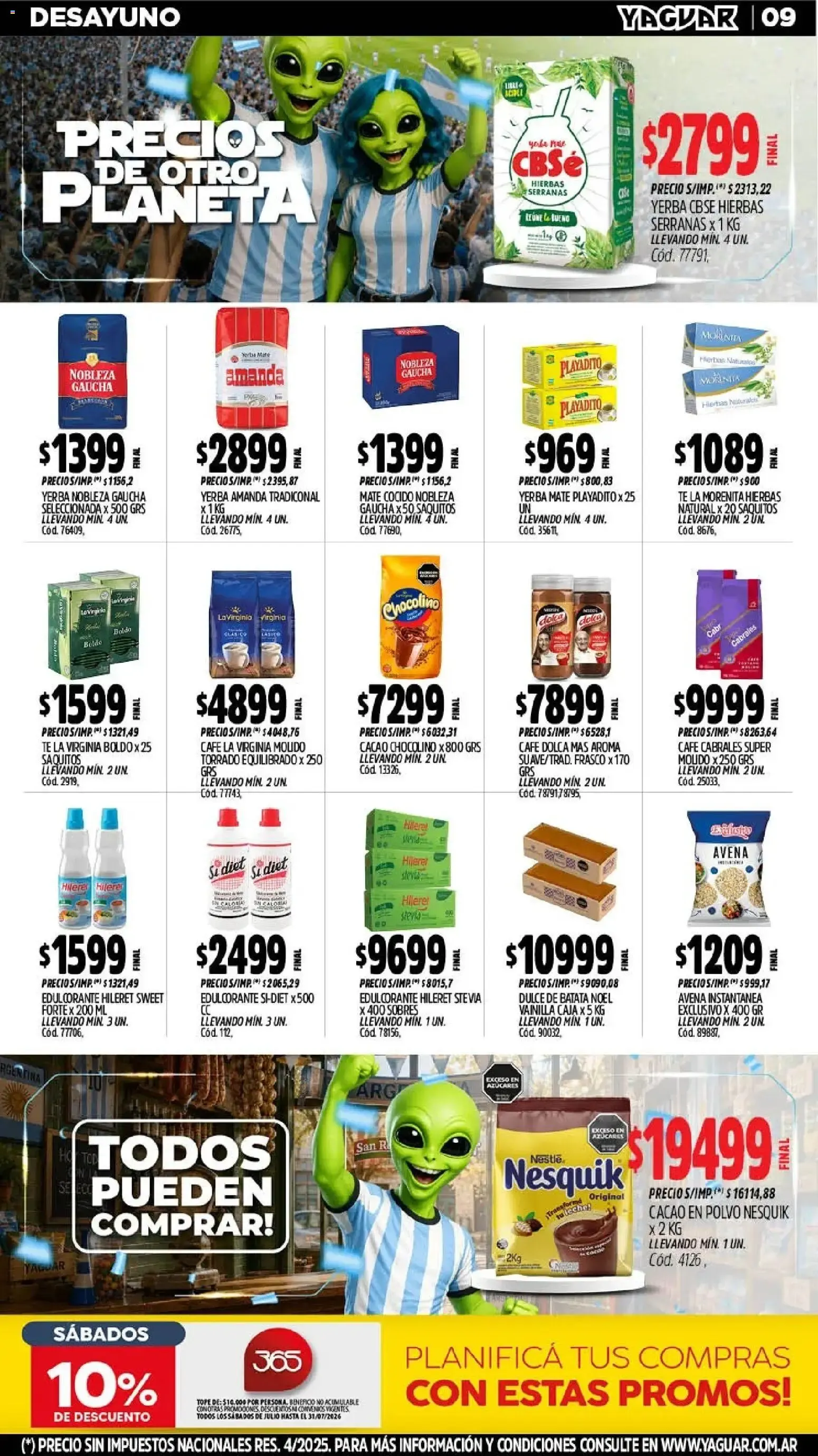 Ofertas de Mayorista Yaguar - Precios de Otro Planeta 13 de julio al 19 de julio 2026 - Página 10 del catálogo