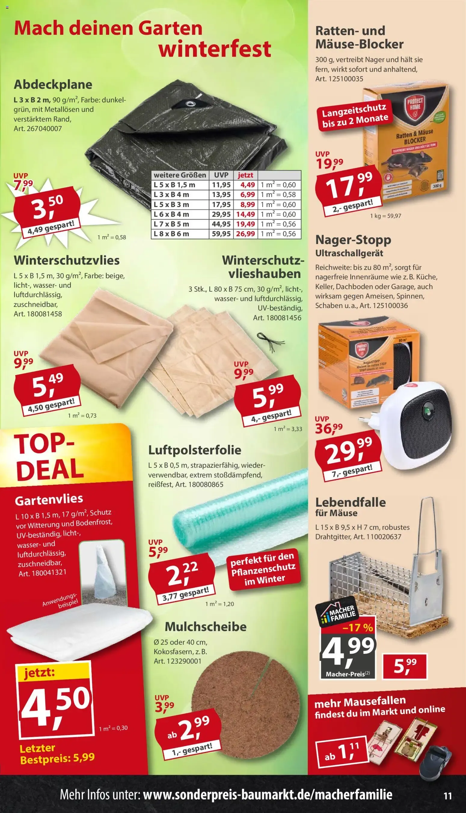 Sonderpreis Baumarkt Prospekt (ab 17.10.2026) zum Blättern von 17. Oktober bis 23. Oktober 2026 - Prospekt seite 11