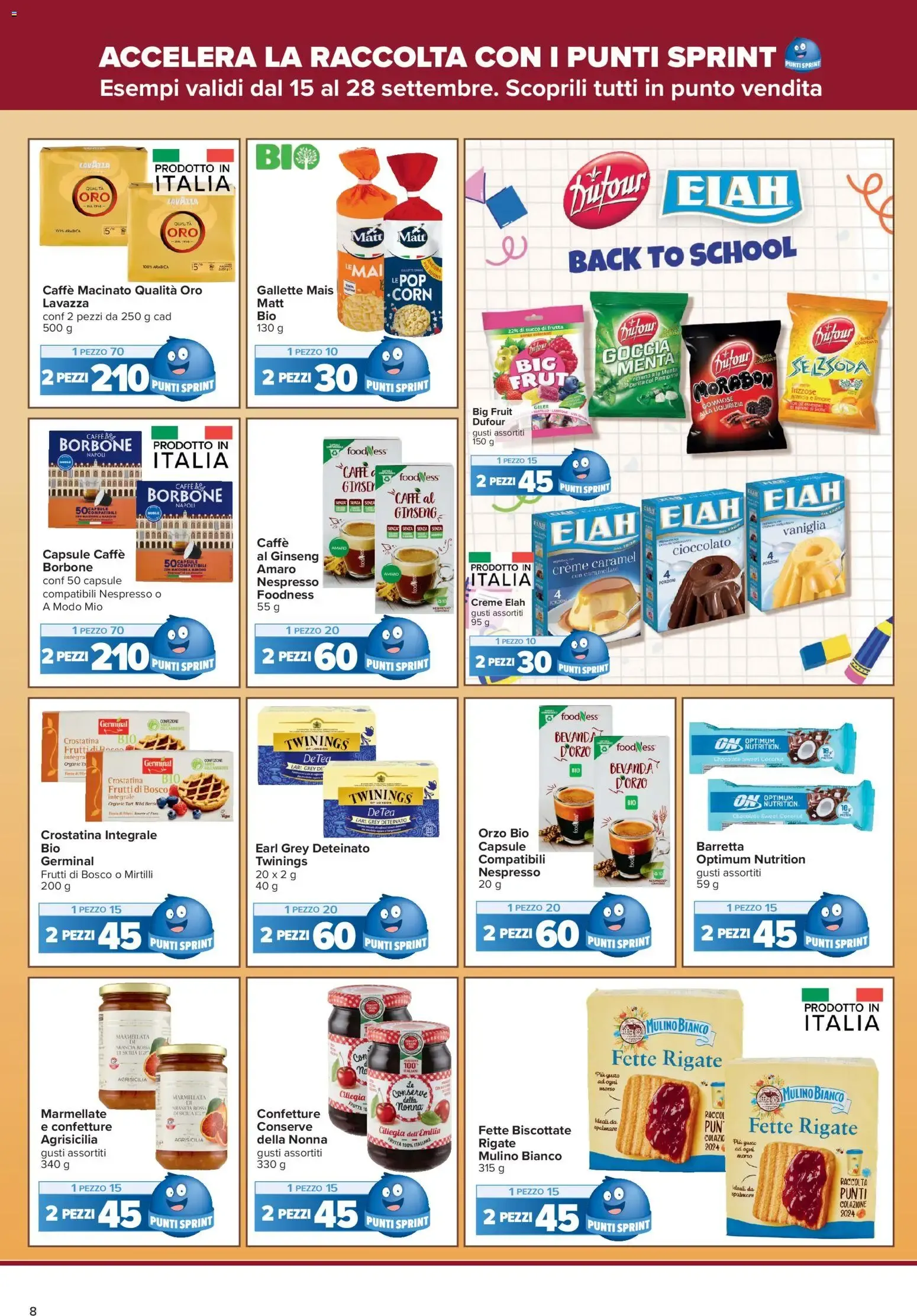 Nuovo Carrefour volantino Iper - Punti Sprint Payback dal 15/09/2026 > offerte anteprima 🛍️ da 15 settembre a 28 settembre di 2026 - Pagina del volantino 8