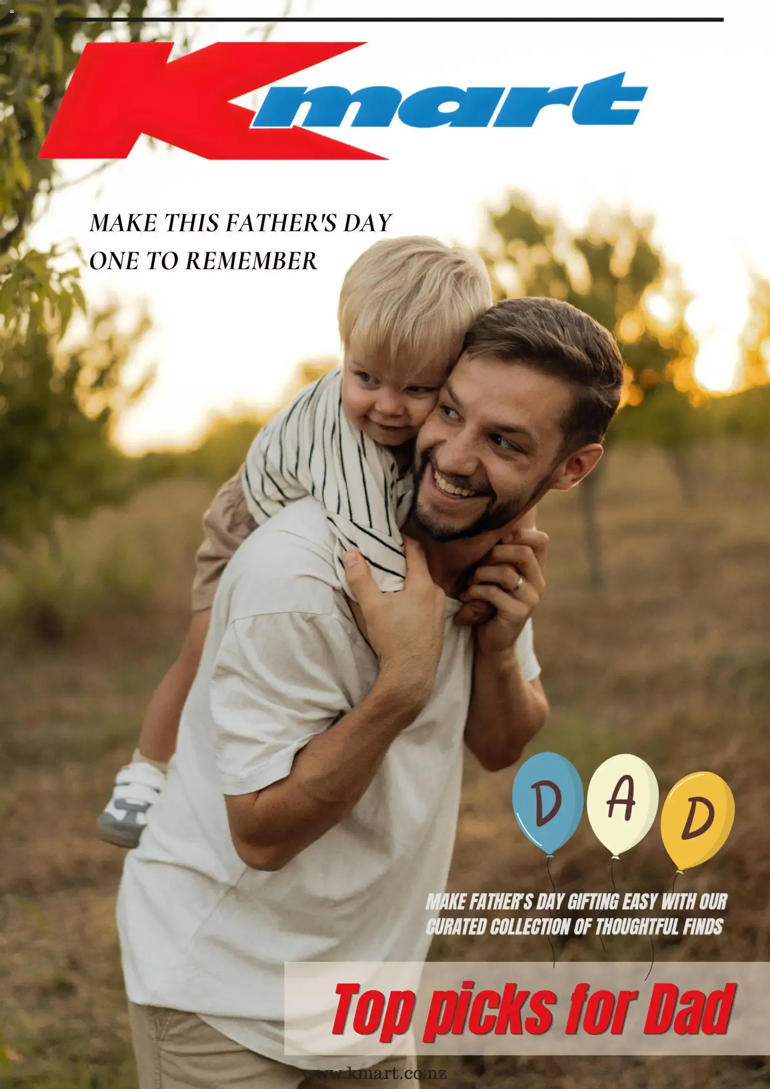 Kmart Father's Day Top Picks from 4 September to 2 October 2026 - Catalogue Page 1