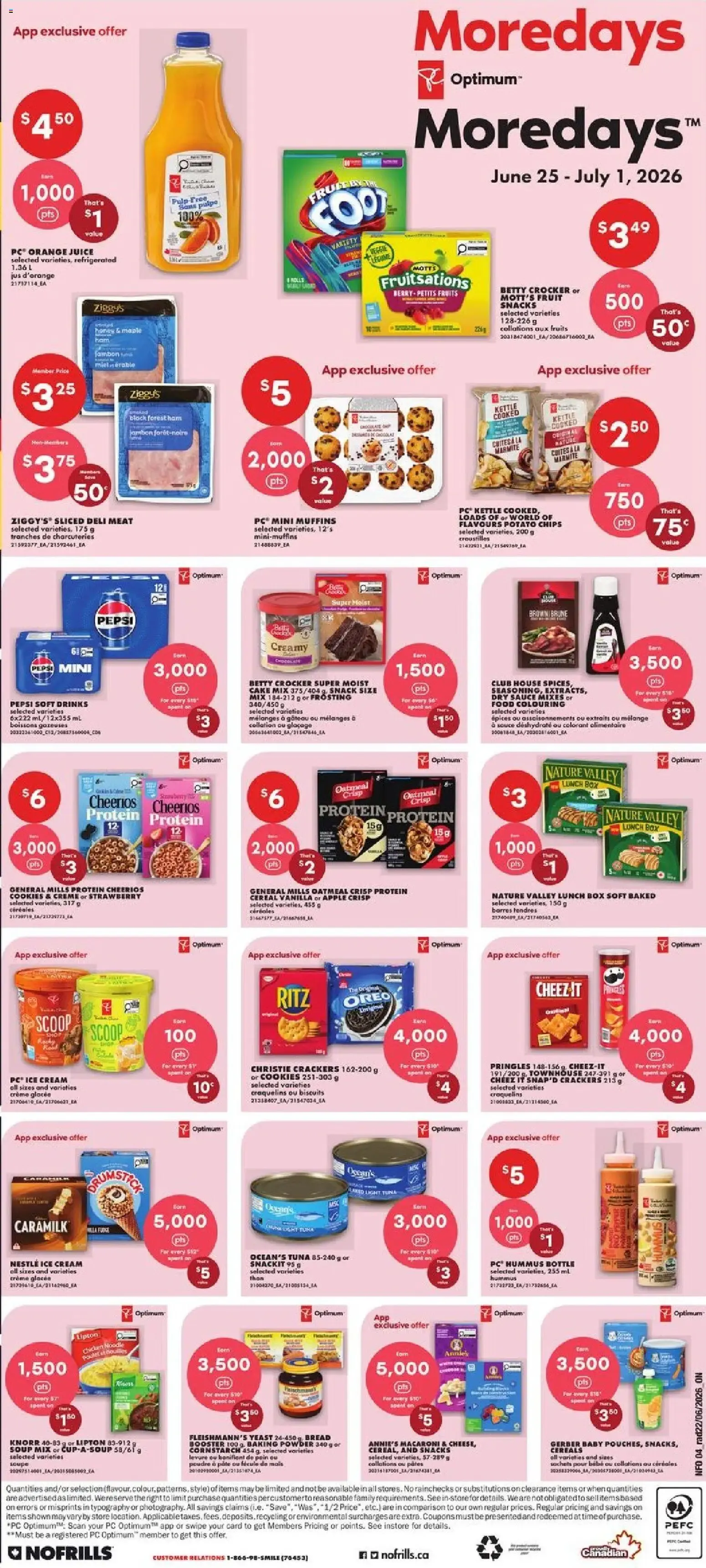 No Frills Happy Canada Day! Deals For Days Event from June 25 to July 1 2026 - flyer page 4