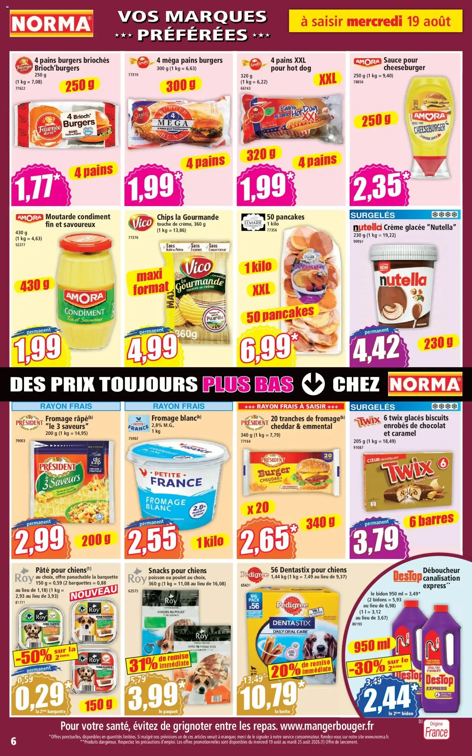 Norma Votre Discounter Régional du 19 août au 25 août 2026 - Catalogue page 6