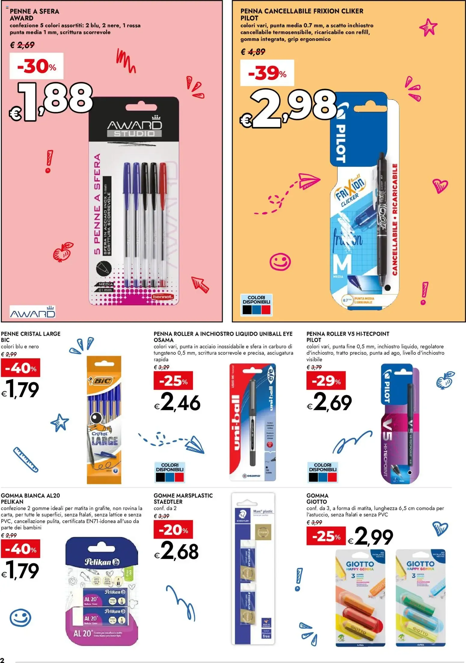 Nuovo bennet volantino Scuola dal 27/08/2026 > offerte anteprima 🛍️ da 27 agosto a 8 settembre di 2026 - Pagina del volantino 2