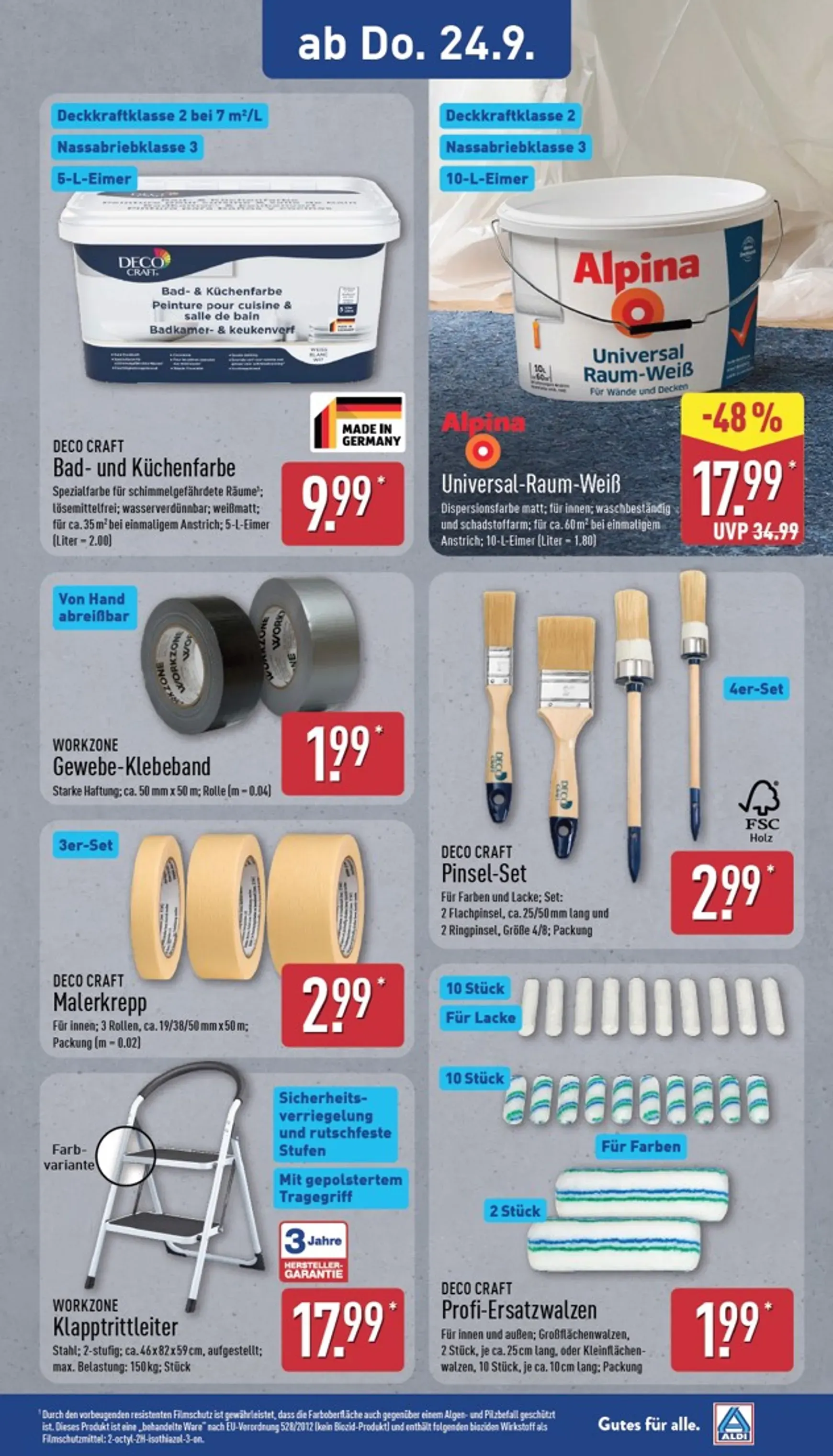 Gutes für alle. Zum ALDI Preis. von 21. September bis 26. September 2026 - Prospekt seite 25