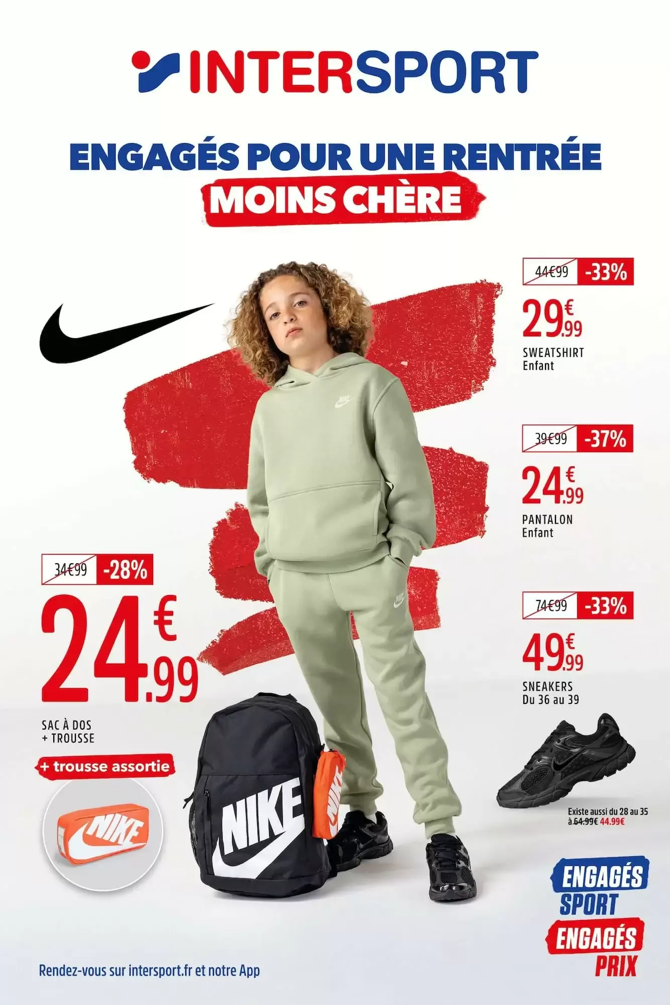 Intersport - Engagés pour une rentrée moins chère du 3 août au 16 août 2026 - Catalogue page 1
