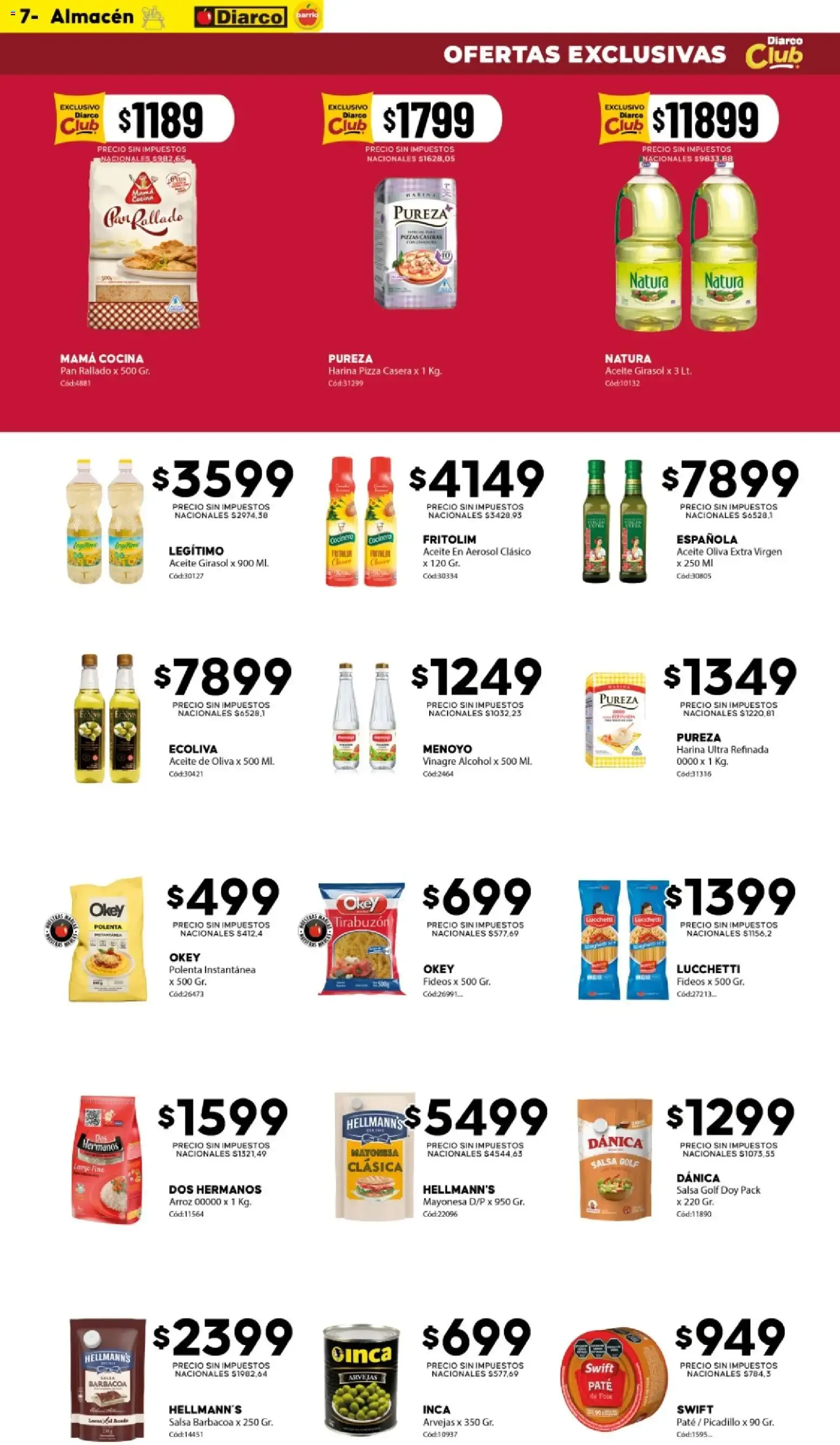 Ofertas de Diarco Ofertas del 19/10/2026 - 23/10/2026 19 de octubre al 23 de octubre 2026 - Página 7 del catálogo