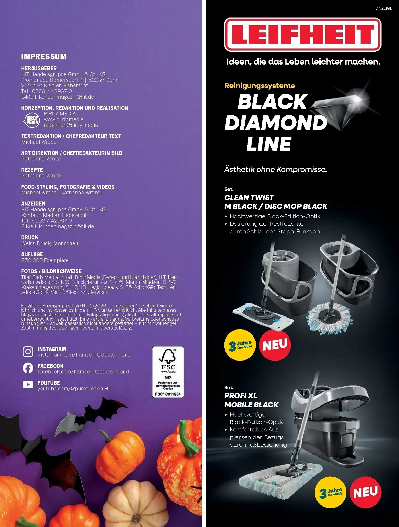 Hit - Pures Leben Prospekt – von Donnerstag 01.10.2026 bis Donnerstag 31.12.2026 von 1. Oktober bis 31. Dezember 2026 - Prospekt seite 35