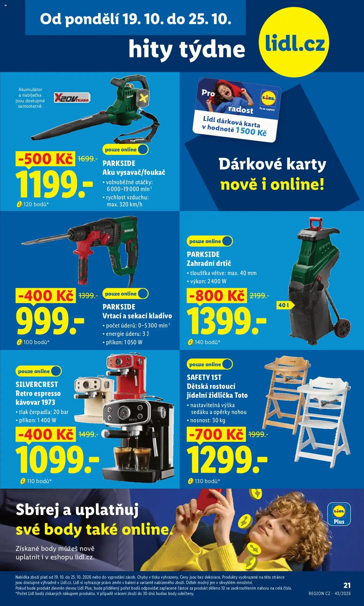 Lidl leták od 19.10.2026 - Nový akční leták - 19. října 25. října 2026 - Page 1