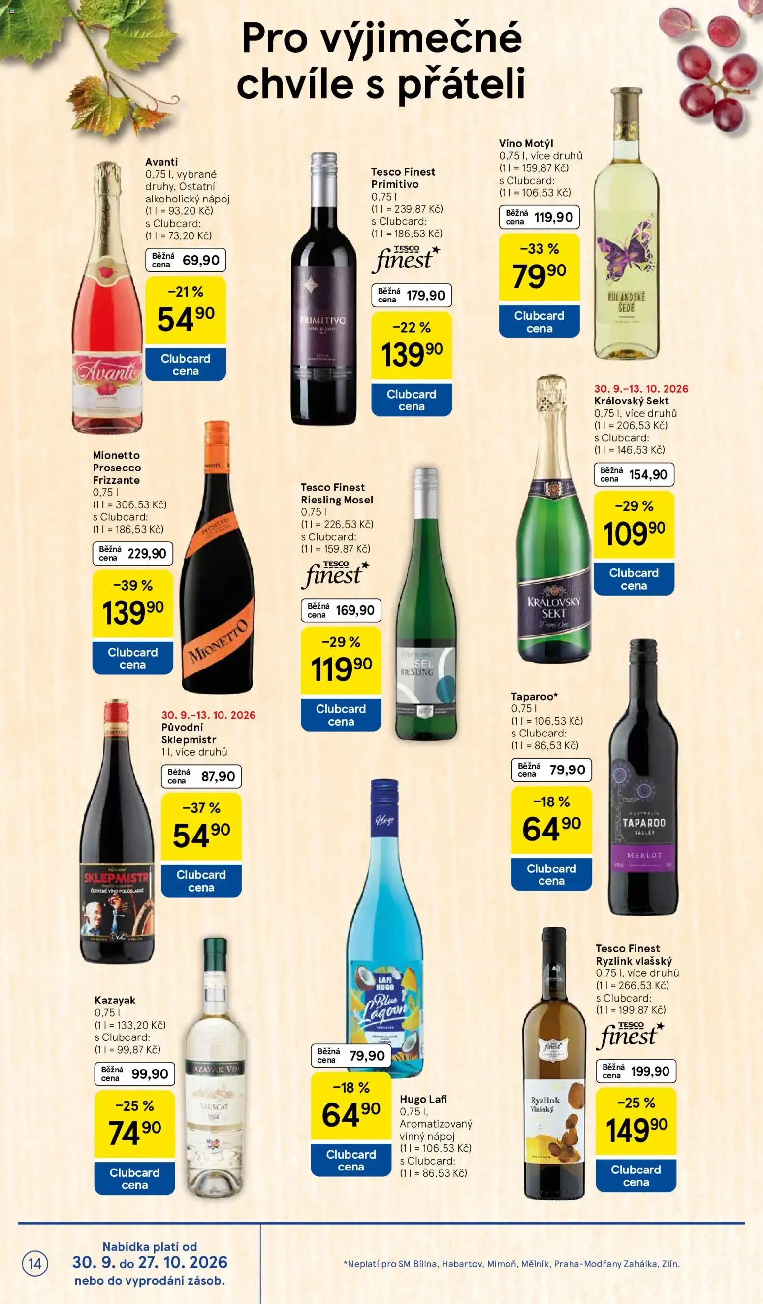 Tesco leták na tento + příští týden 30.09.2026 - 30. září 6. října 2026 - Page 14