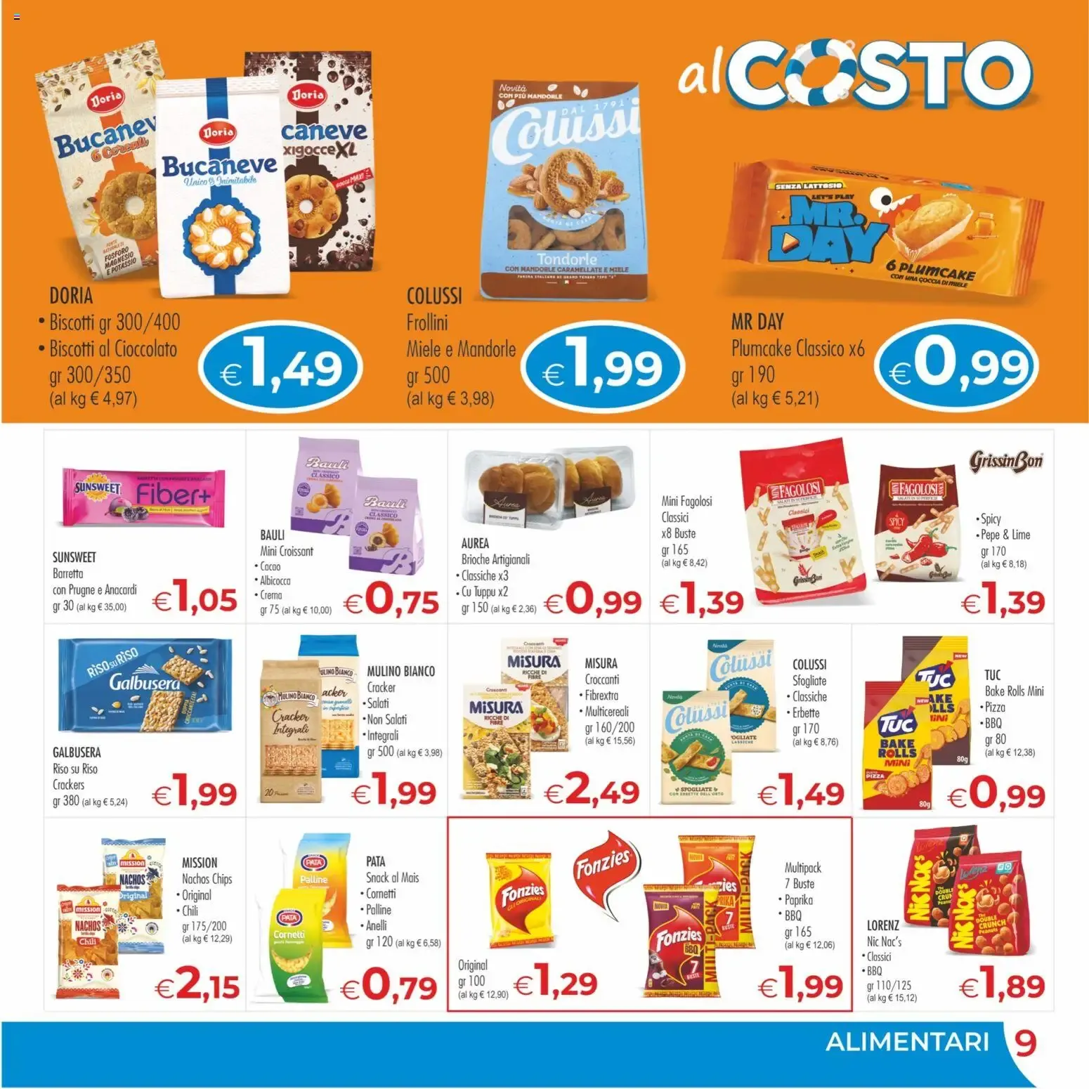Mersi Supermercati al COSTO da 29 luglio a 11 agosto di 2026 - Pagina del volantino 9