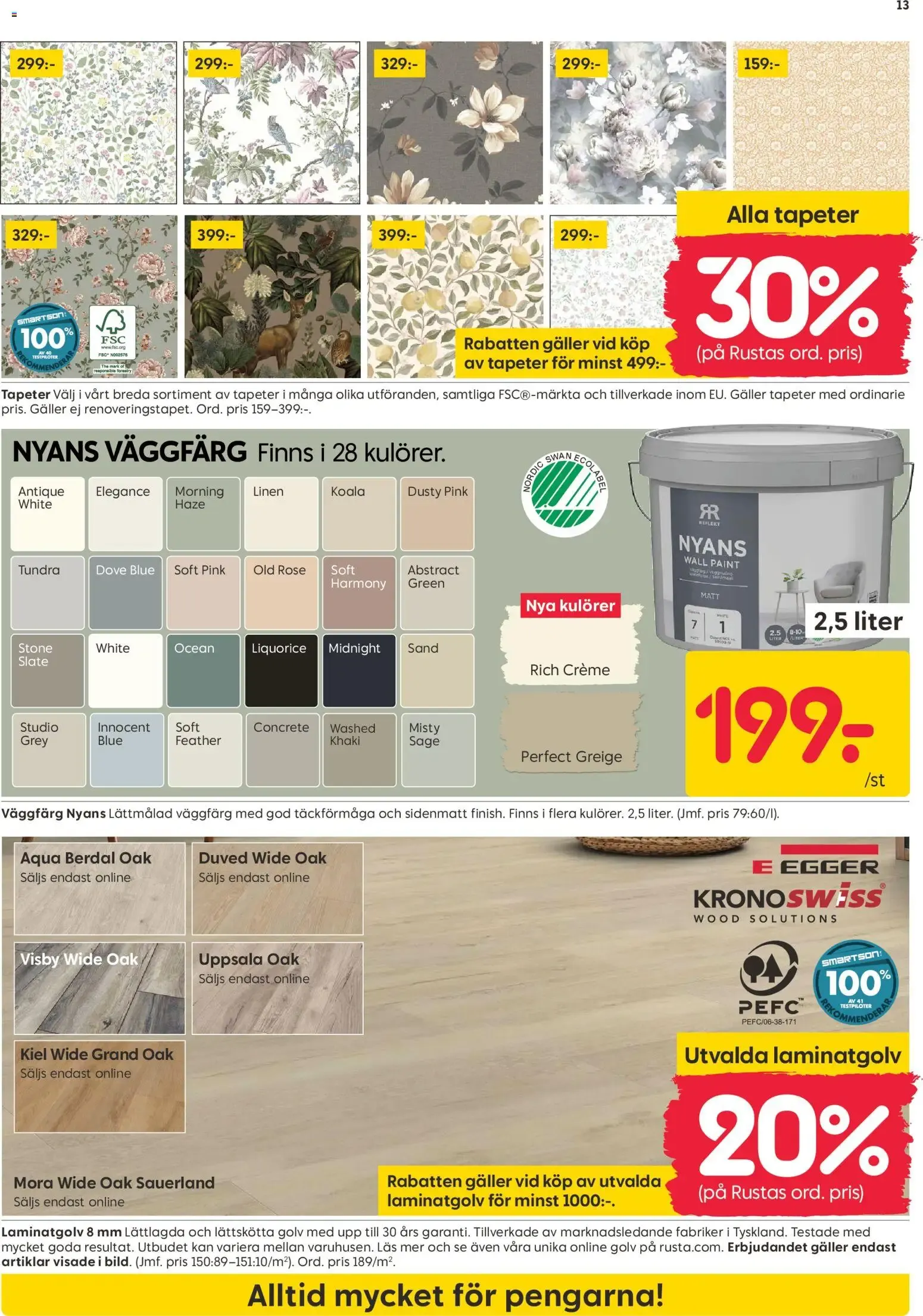 Rusta erbjudanden från 31/08/2026 - 06/09/2026 > Reklamblad nuvarande rabatter från 31 augusti till 6 september 2026 - Reklamblad sidor 13