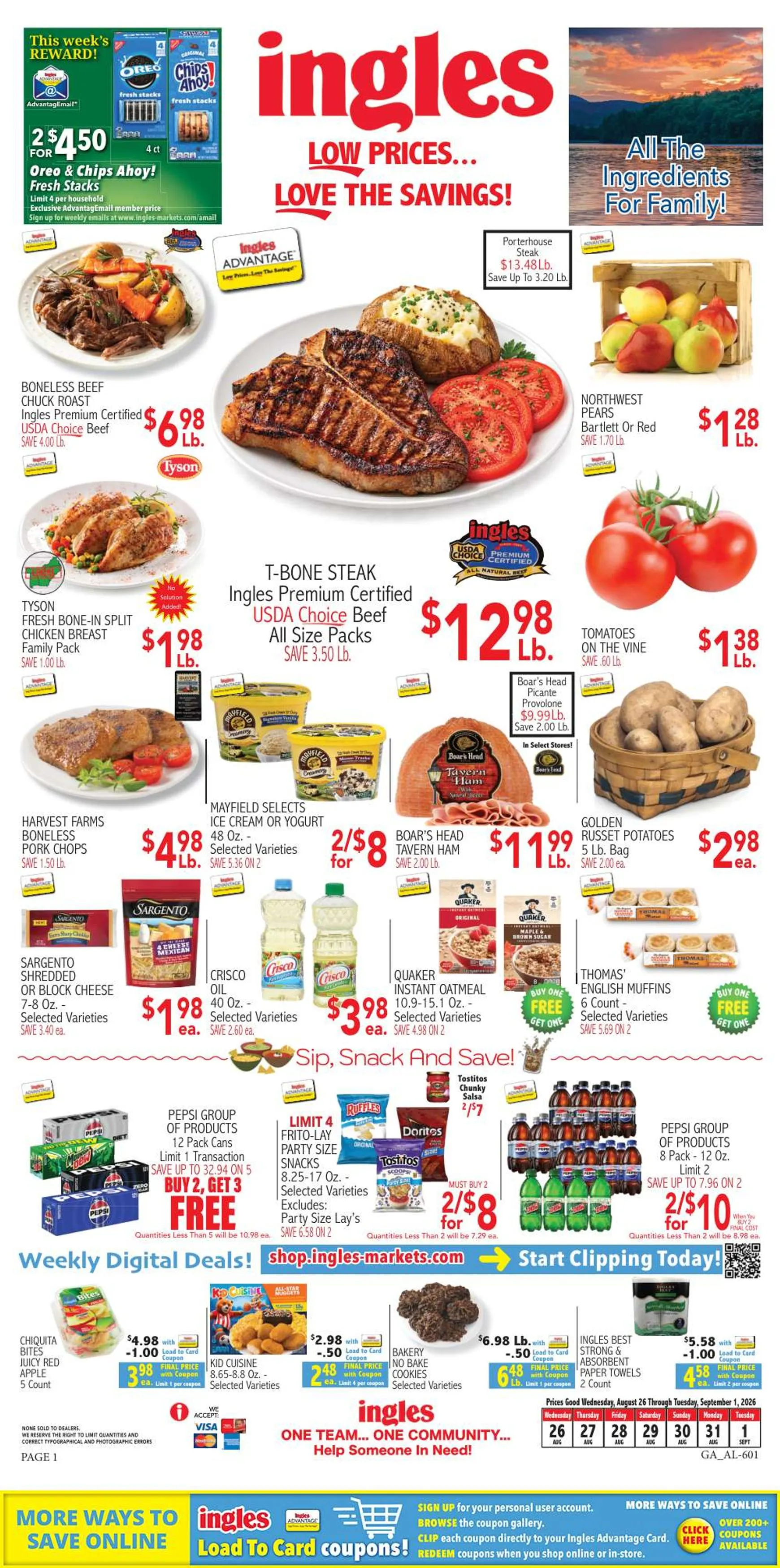 Weekly ad Ingles - Low Prices... Love the Savings! from August 26 to September 1 2026 - Page 2