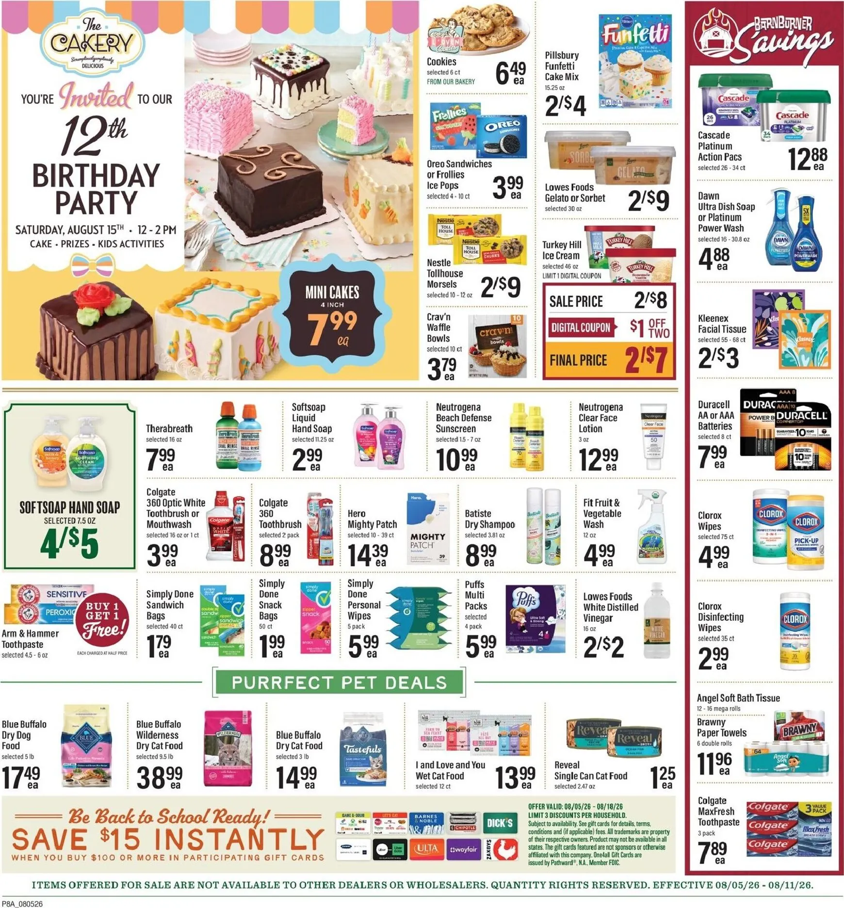Weekly ad Current Lowes Foods leaflet valid from Wednesday 08/05/2026 to Tuesday 08/11/2026 from August 5 to August 11 2026 - Page 13