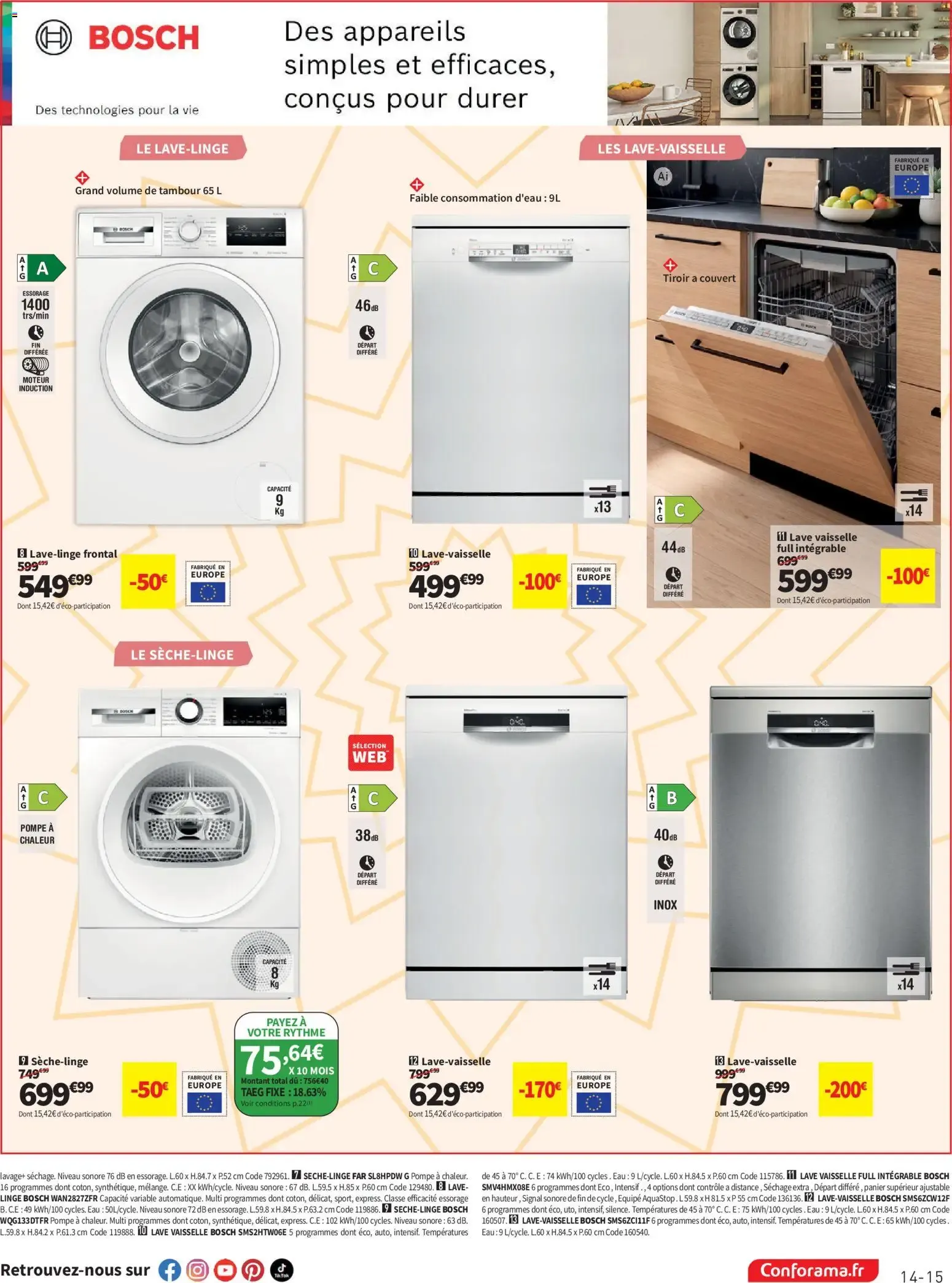 LE GRAND DESTOCKAGE PROMO RAMA Conforama du 13 octobre au 9 novembre 2026 - Catalogue page 15