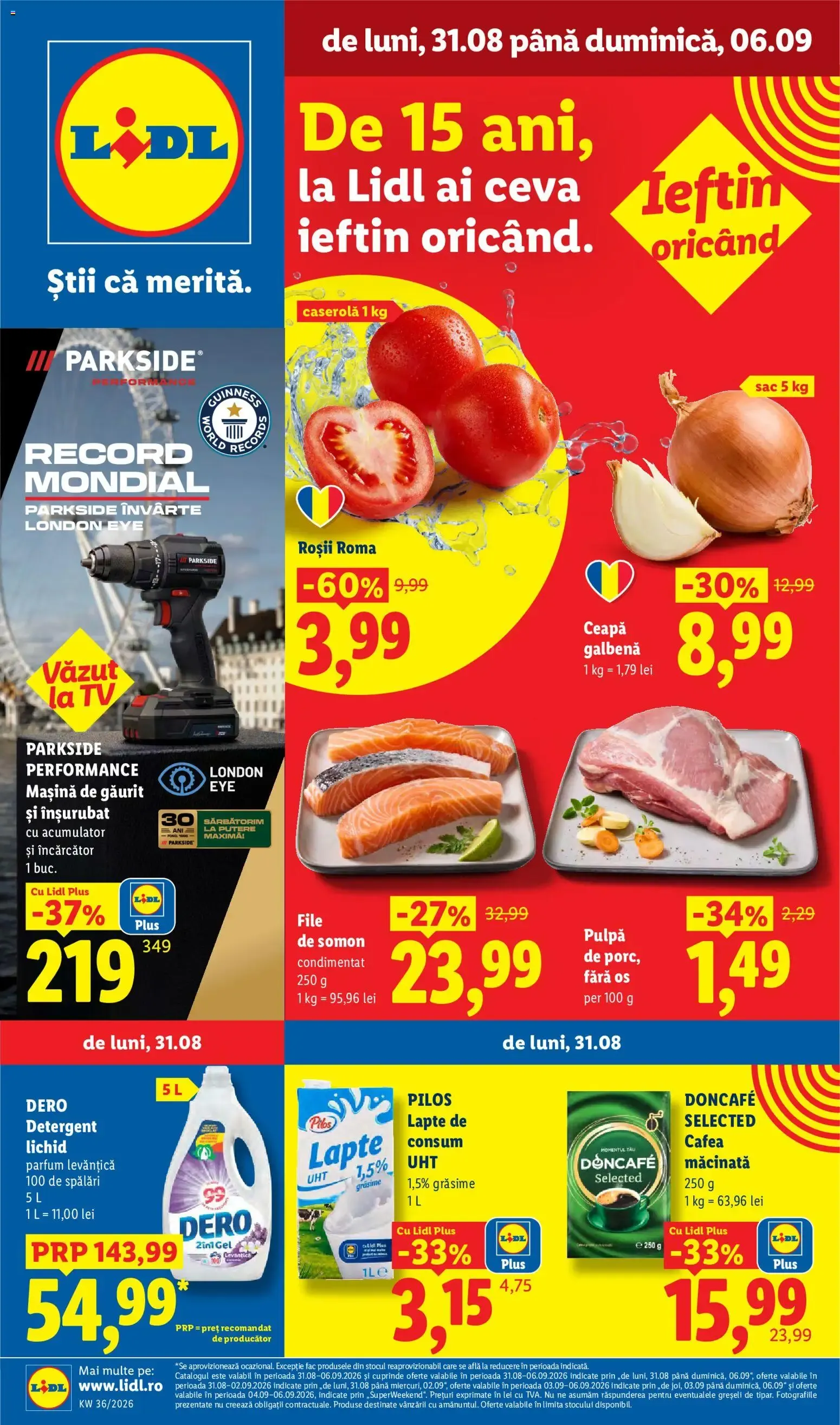 Catalog Catalog LIDL 31.08.2026 - Oferta și Revista online de la 31 august până la 6 septembrie 2026 - Revista Pagina 1