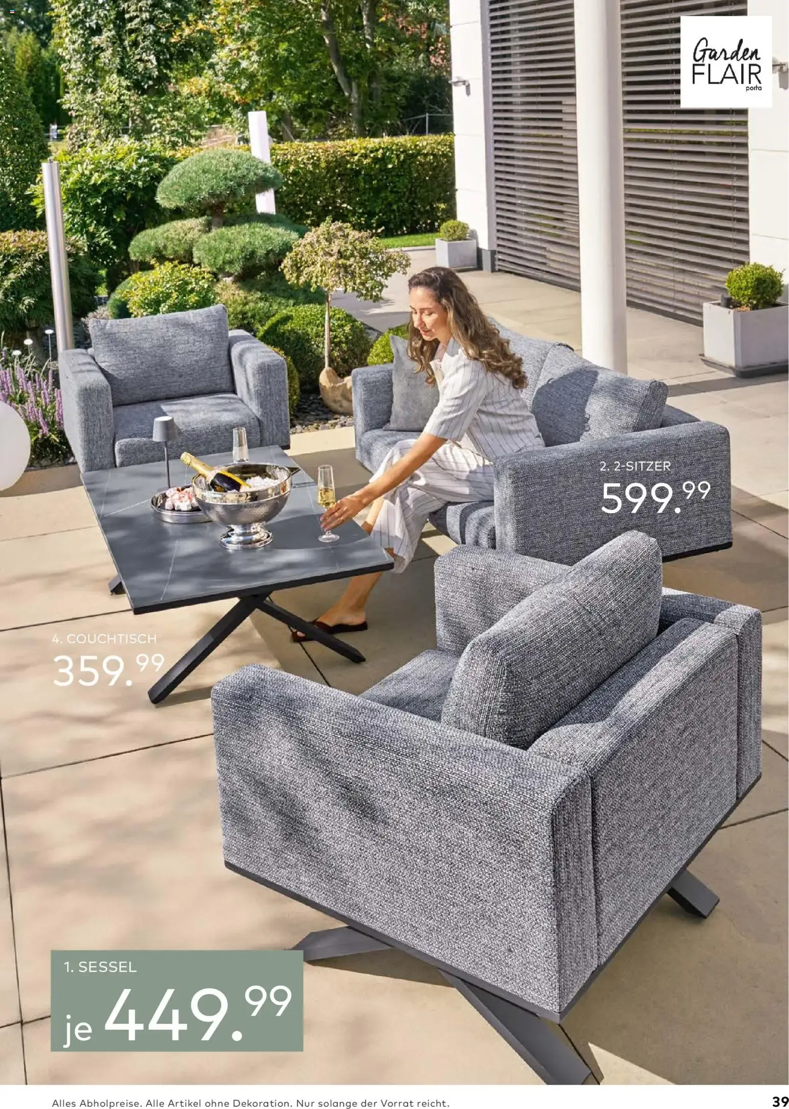 Porta! Gartenmöbel Katalog (ab 01.03.2026) zum Blättern von 1. März bis 31. August 2026 - Prospekt seite 38
