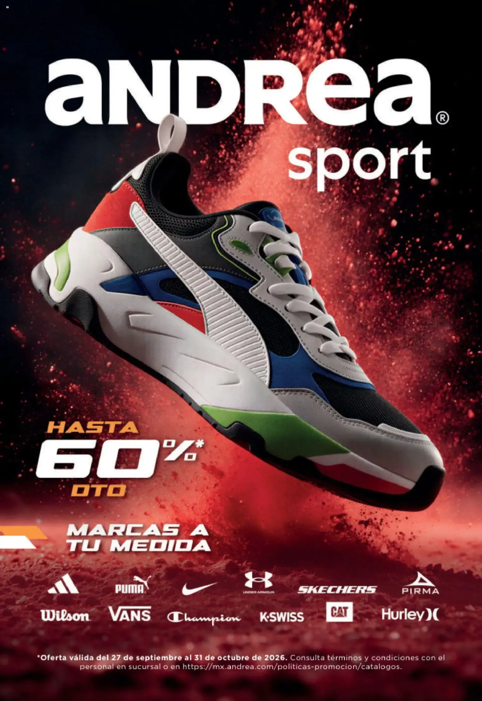 Catálogo de Andrea Sport - Marcas a tu medida 27 de septiembre al 31 de octubre 2026 - Pagina 1