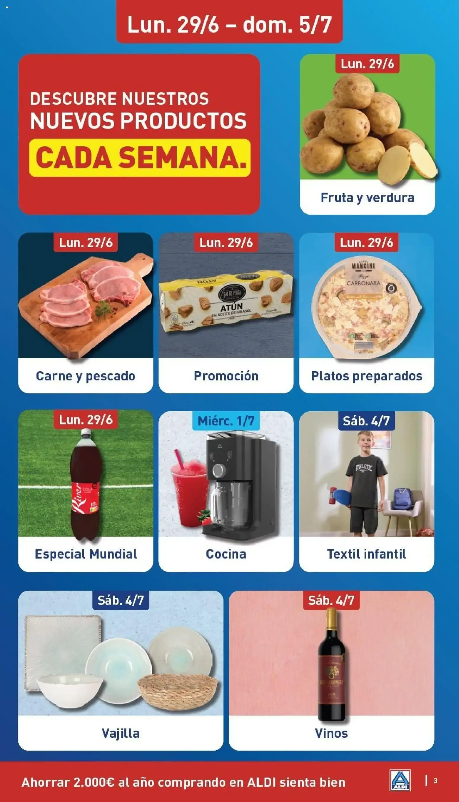 Catálogo de Aldi folleto Canarias del 29/06/2026 | Catálogo 29 de junio al 5 de julio 2026 - Página 3