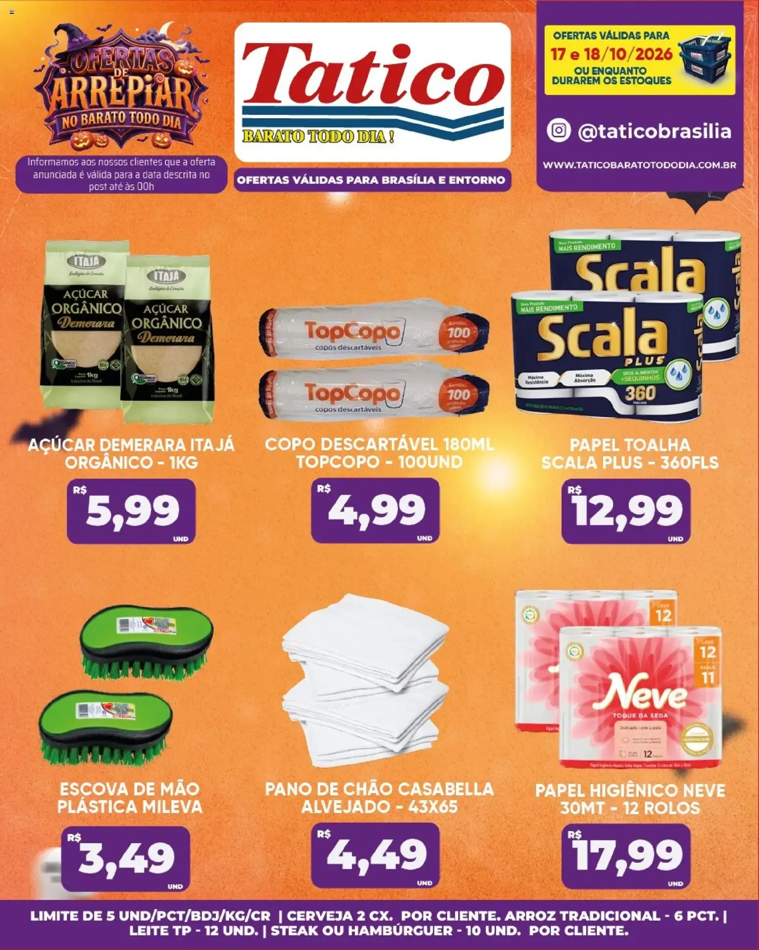 Encarte de Tatico ofertas Fim de Semana de 17/10/2026 | Promoções Online 17 de outubro até 18 de outubro 2026 - Pagina 19