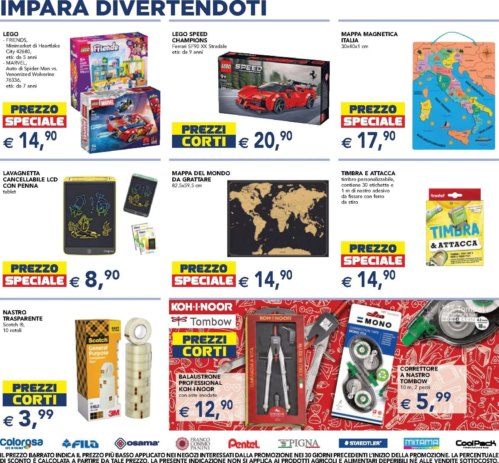 Volantino attuale di Esselunga - Scuola e Colazione valido dal lunedì 24/08/2026 al mercoledì 09/09/2026 da 24 agosto a 9 settembre di 2026 - Pagina del volantino 13