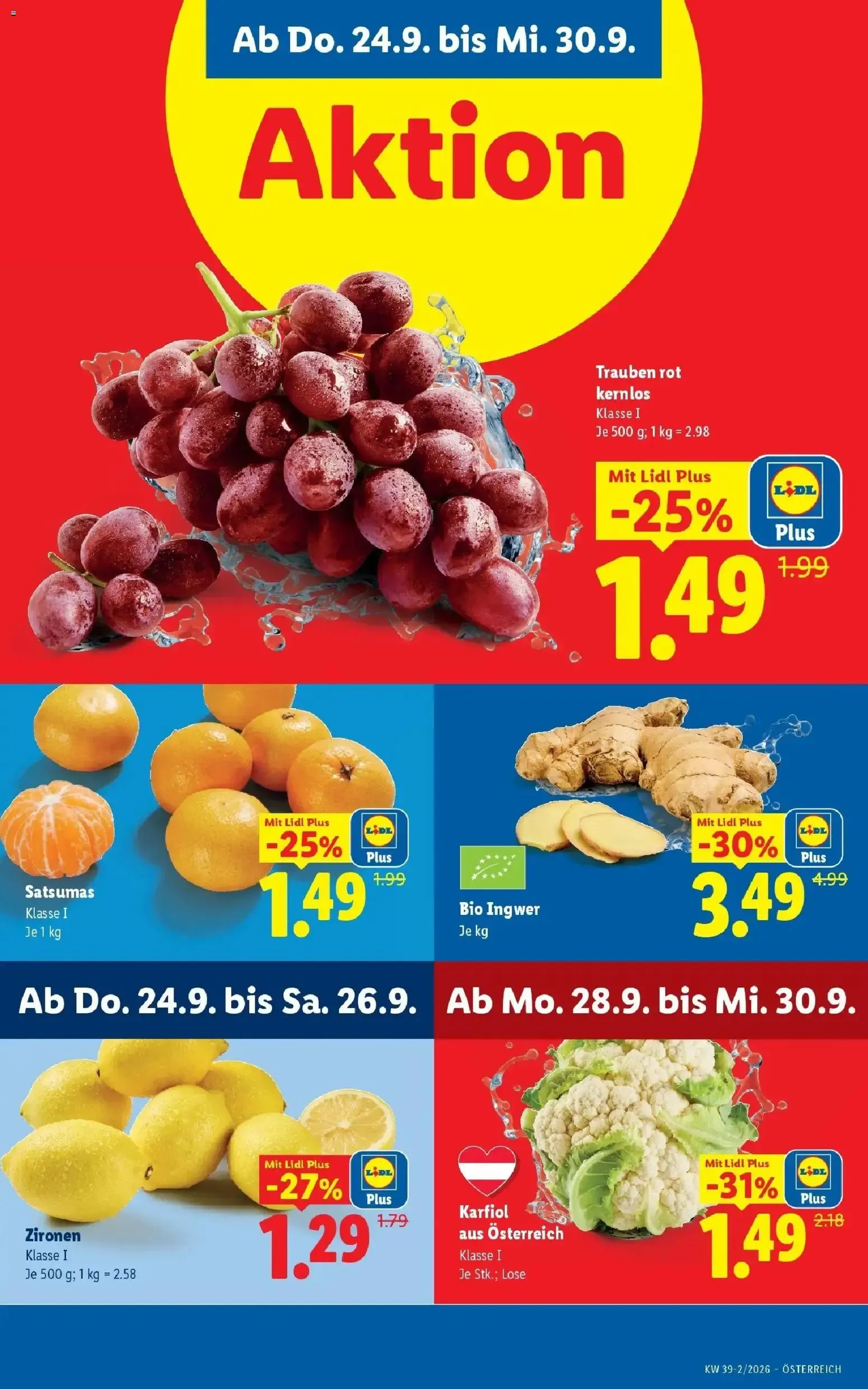 Lidl Flugblatt - Wien ab 24.09.2026 - Angebote ab donnerstag von 24. September bis 26. September 2026 - Flugblätt seite 4