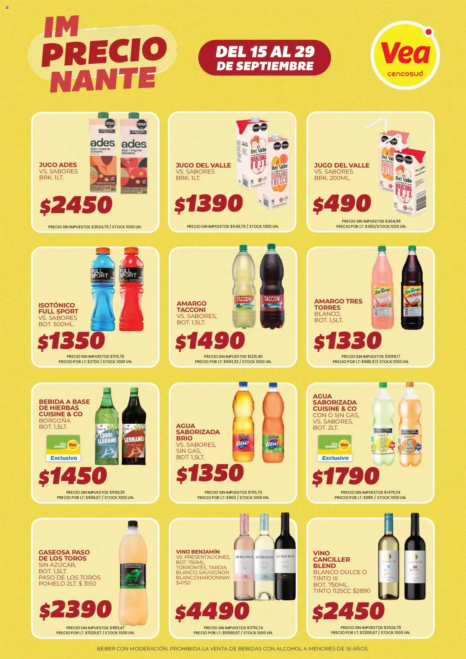 Ofertas de Vea Precio Nante del 15 al 29 de Septiembre 15 de septiembre al 29 de septiembre 2026 - Página 7 del catálogo