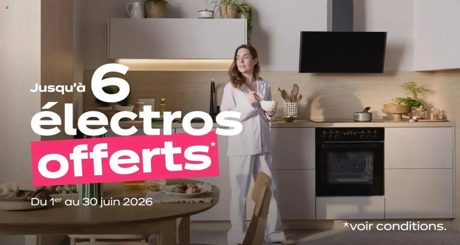 Jusqu'à 6 électros offerts