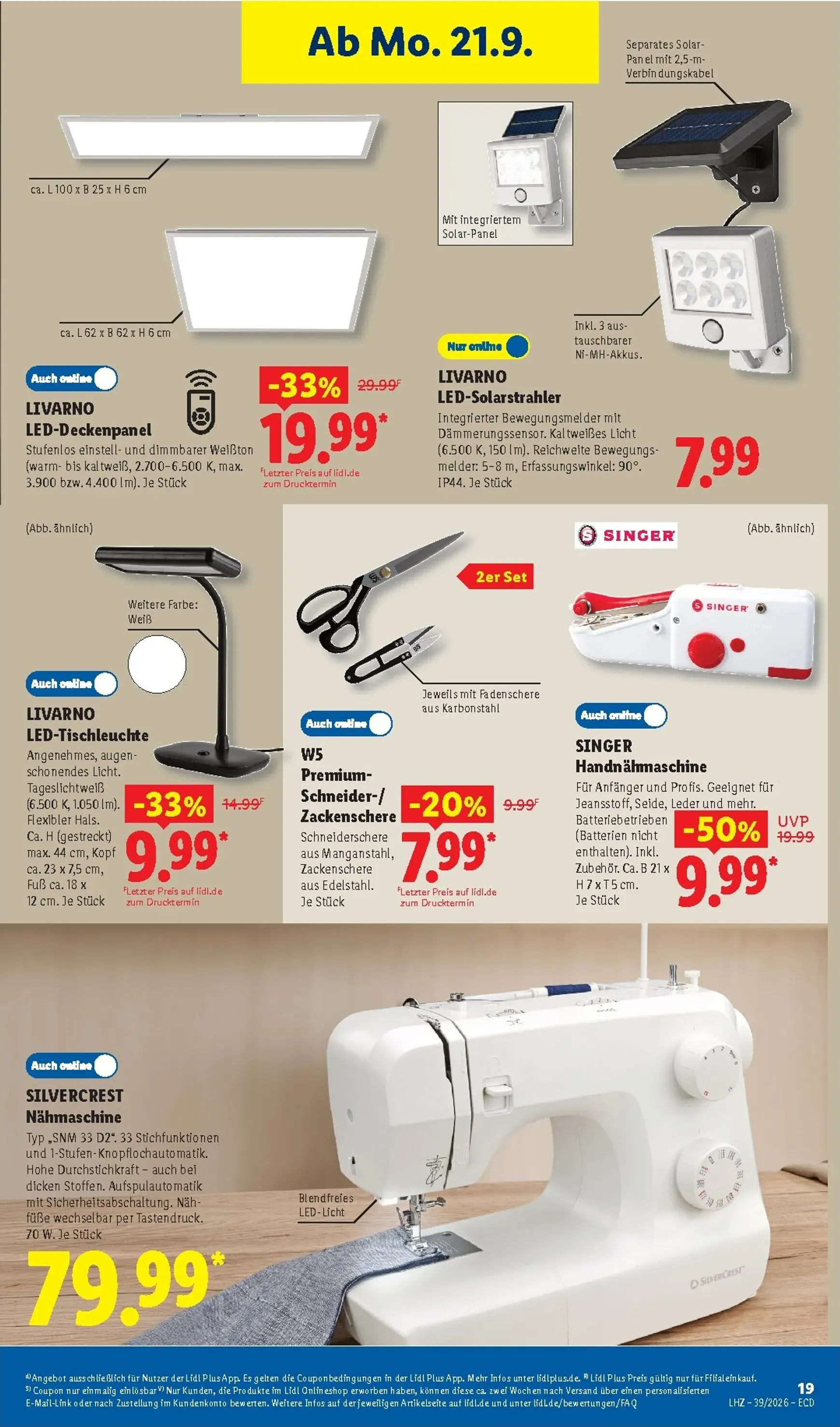 Lidl - Nonfood Prospekt nächste Woche – von Montag 21.09.2026 bis Samstag 26.09.2026 von 21. September bis 26. September 2026 - Prospekt seite 13