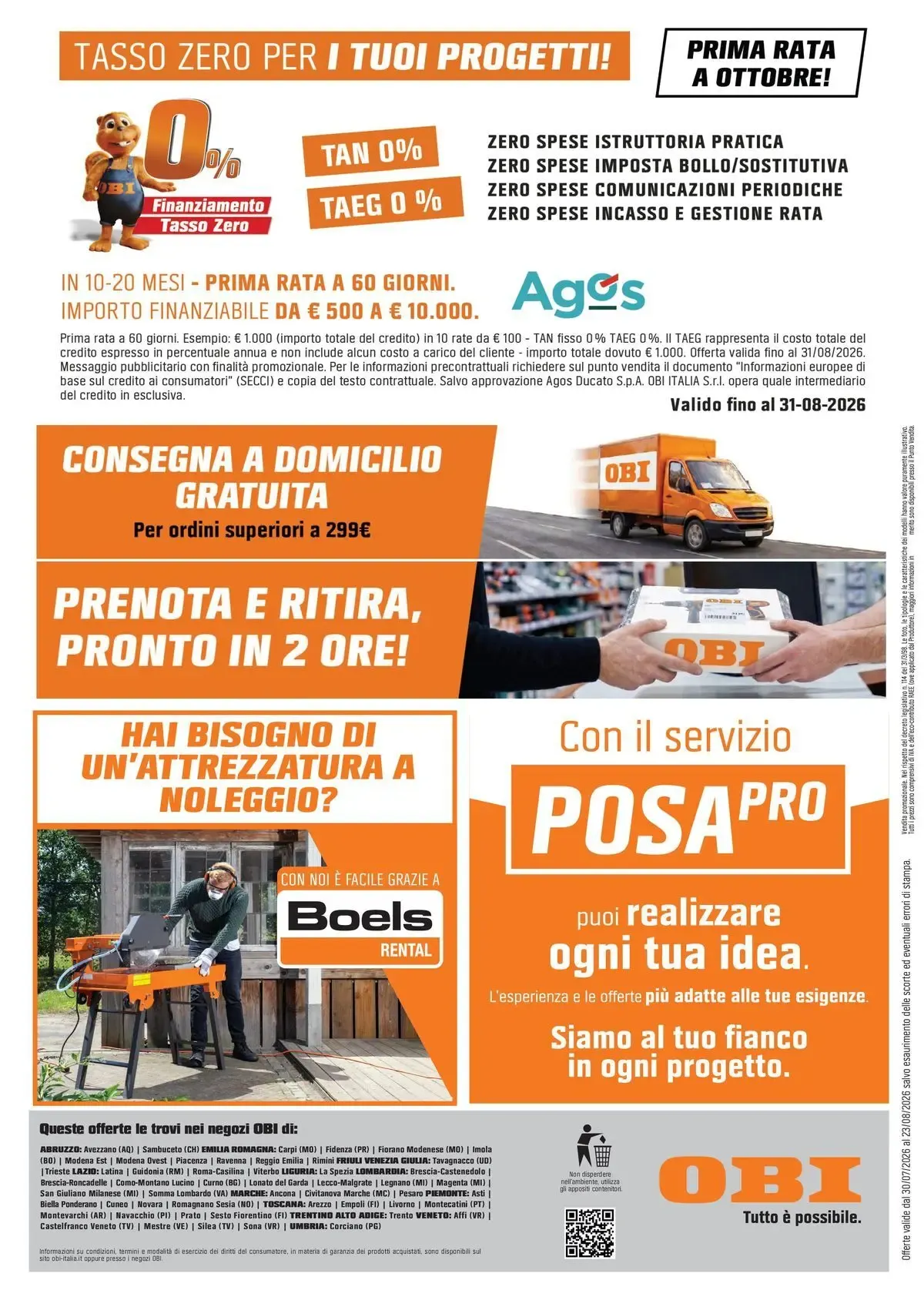 Nuovo OBI - Nati per fare estate dal 30/07/2026 > offerte anteprima 🛍️ da 30 luglio a 23 agosto di 2026 - Pagina del volantino 20