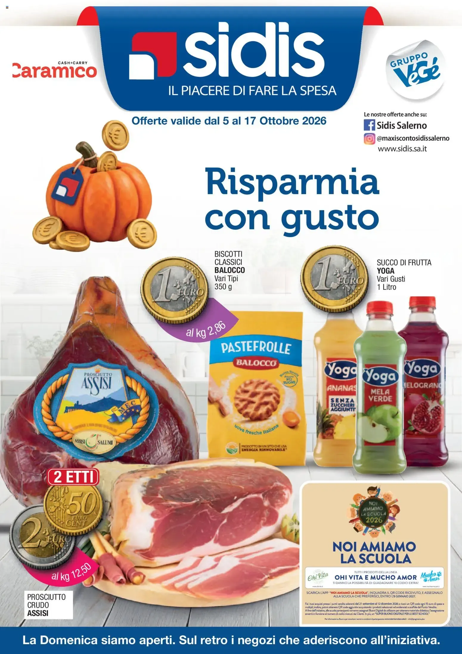 Sidis volantino dal 05/10/2026 - online Offerte
