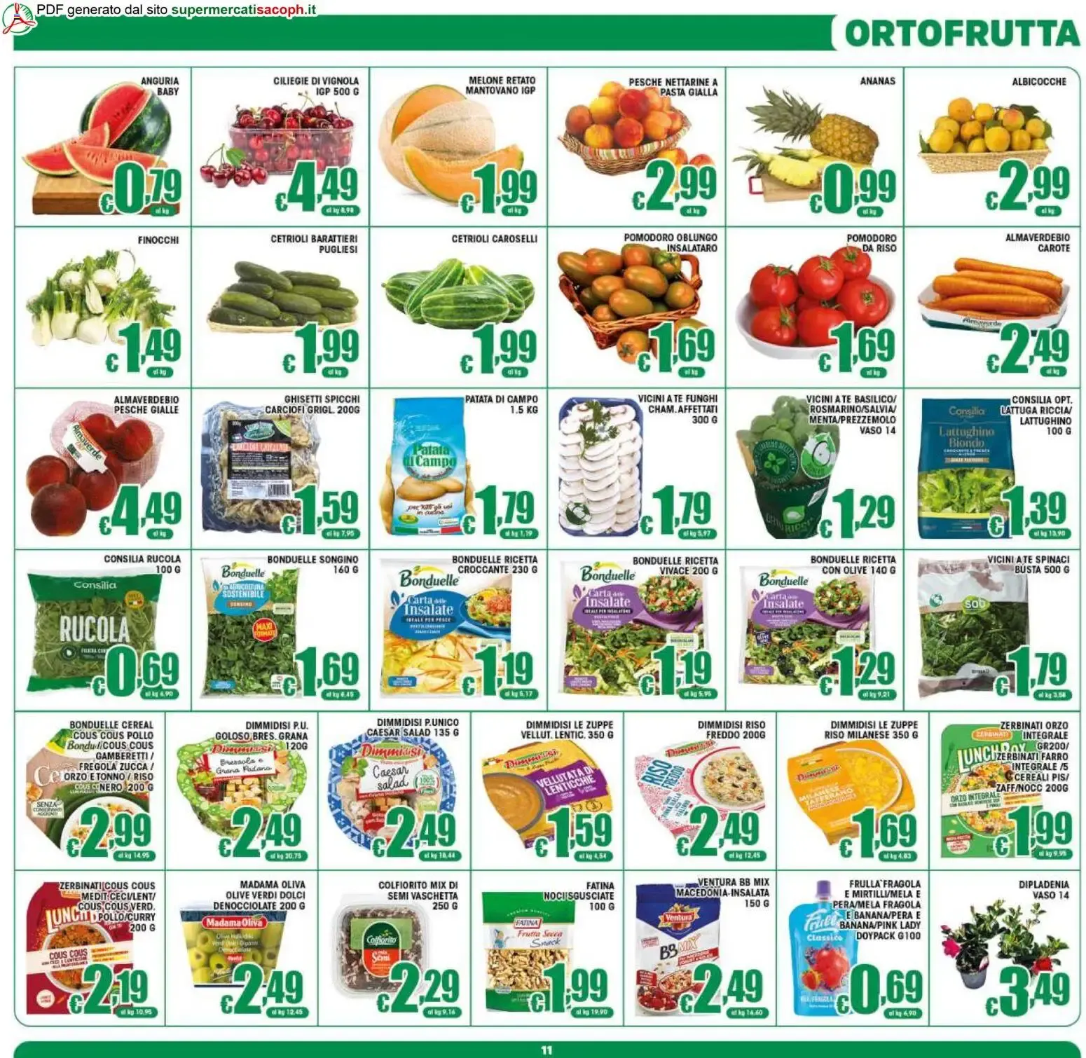 Sacoph volantino dal 19/06/2026 - online Offerte da 19 giugno a 30 giugno di 2026 - Pagina del volantino 11