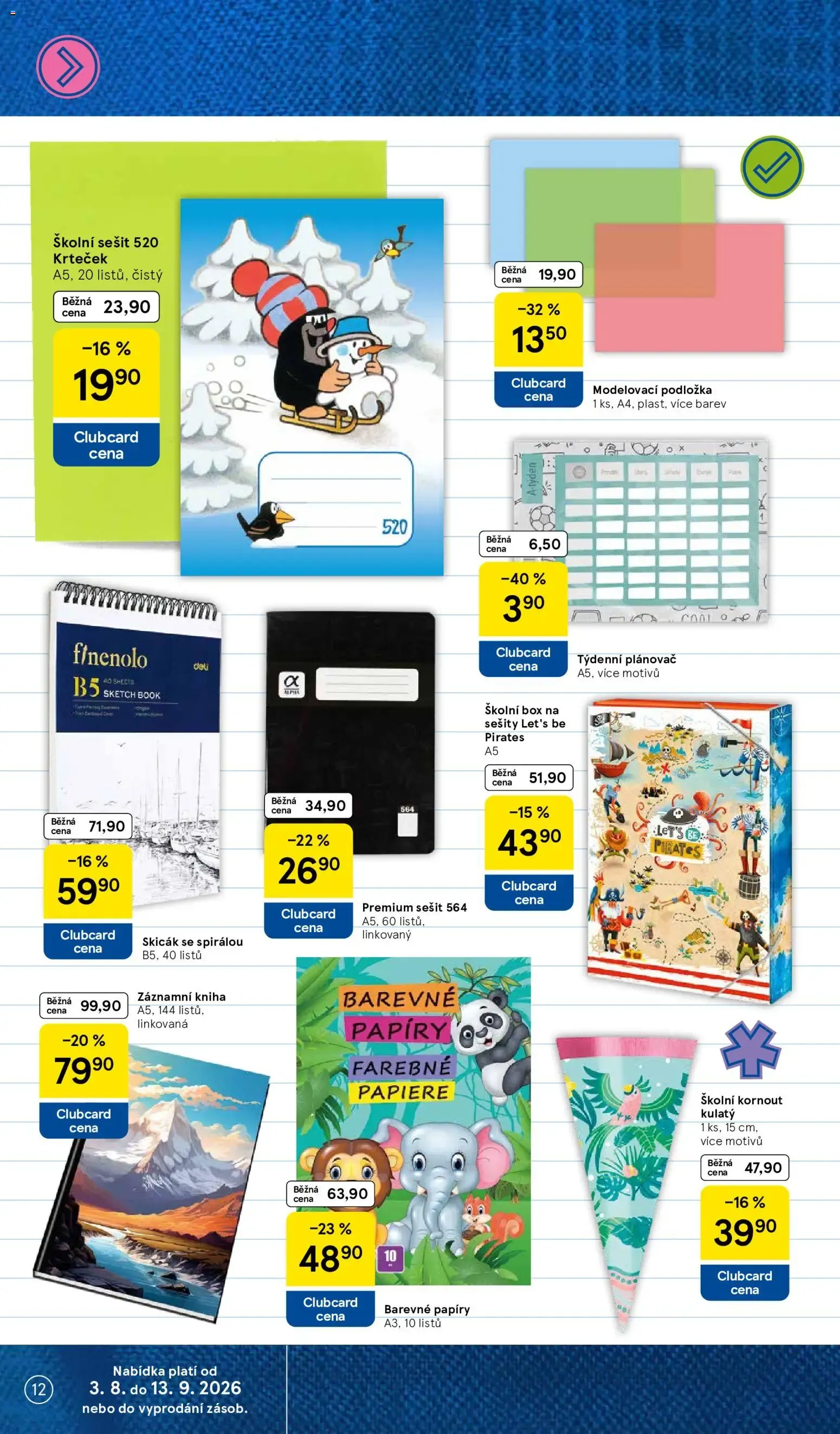 Tesco: Vše do školy - 3. srpna 13. září 2026 - Page 12